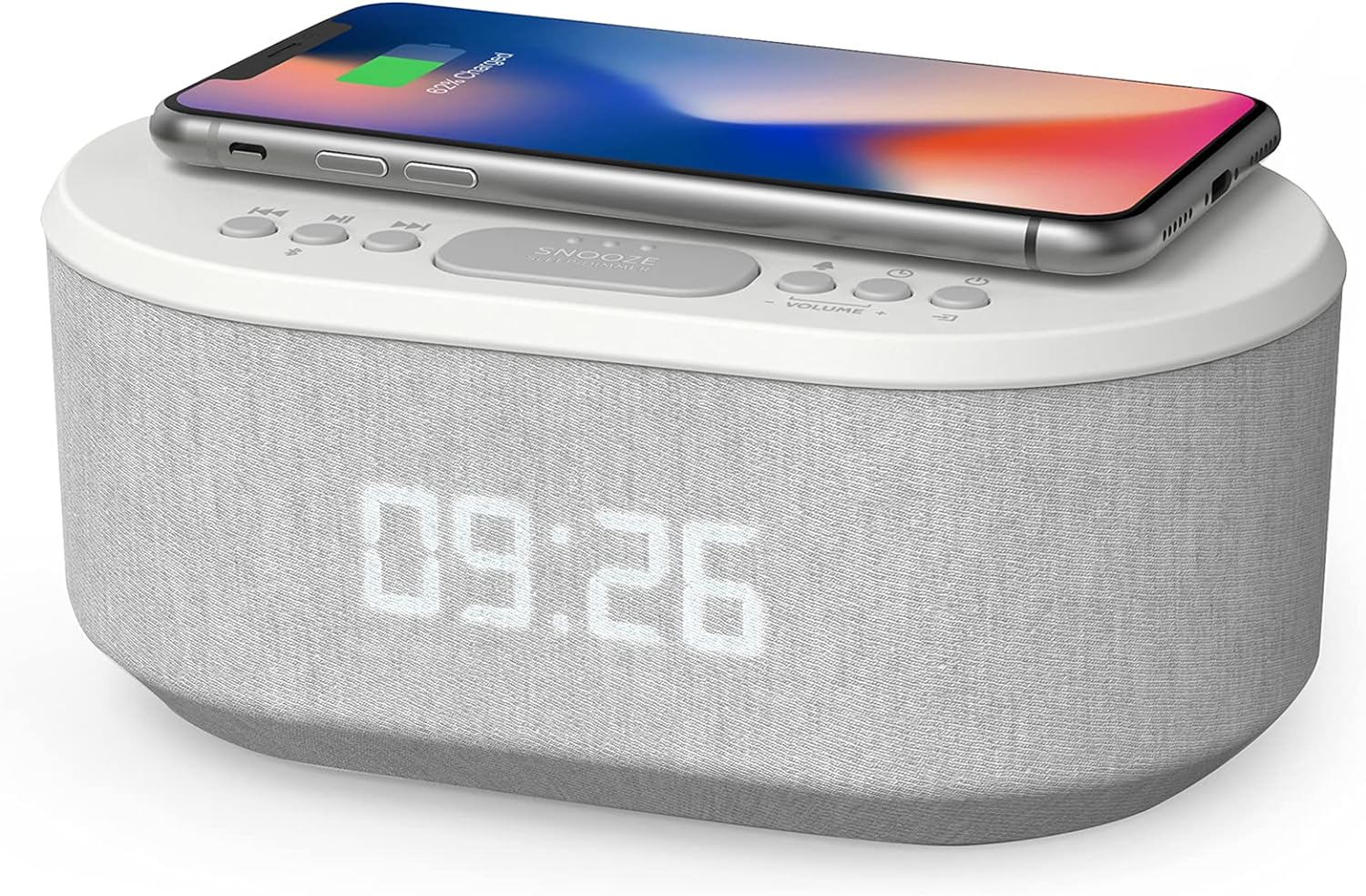i Box Dawn Radio FM Bluetooth Speaker with Wireless Charging