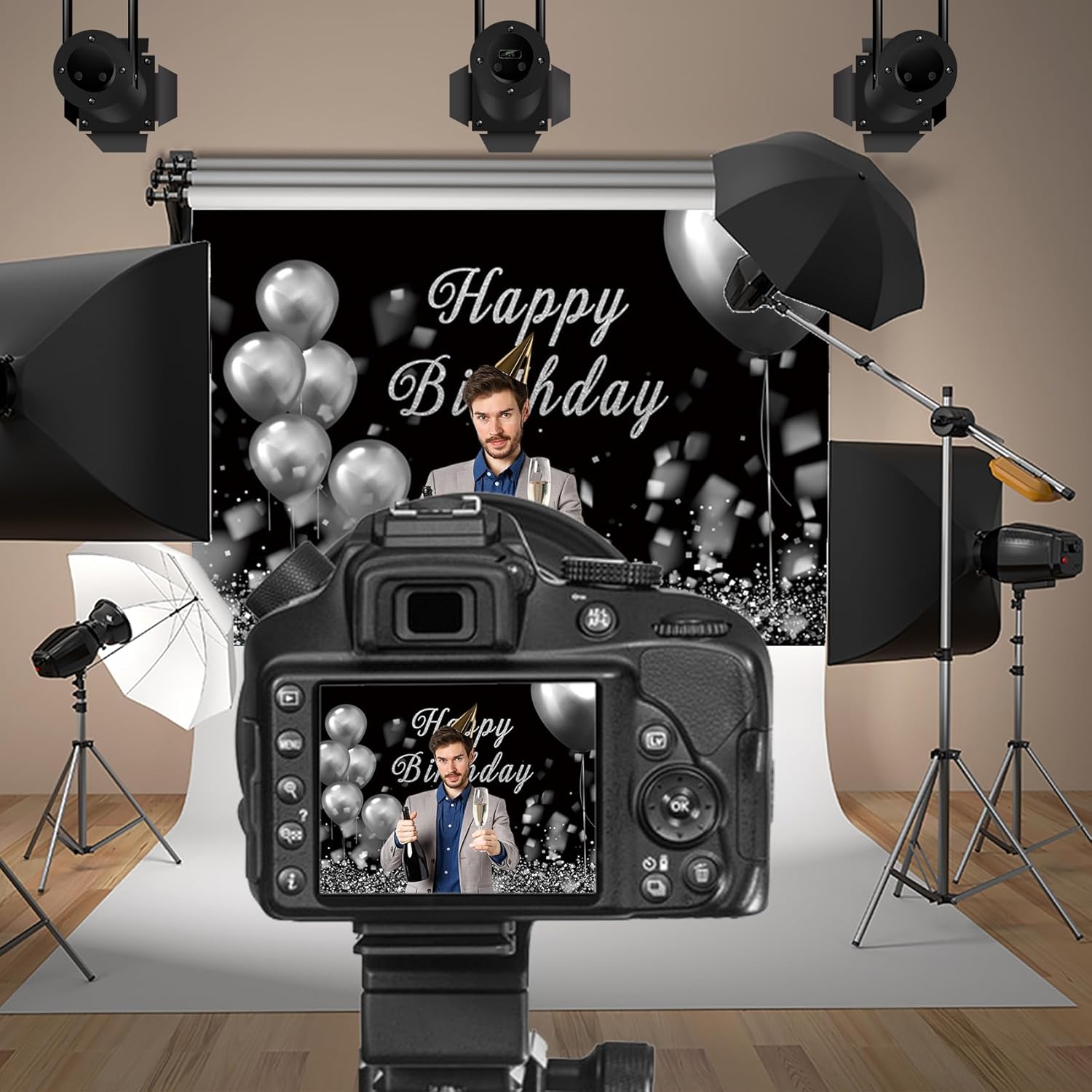 Baocicco 7x5ft Birthday Party Photo Backdrop