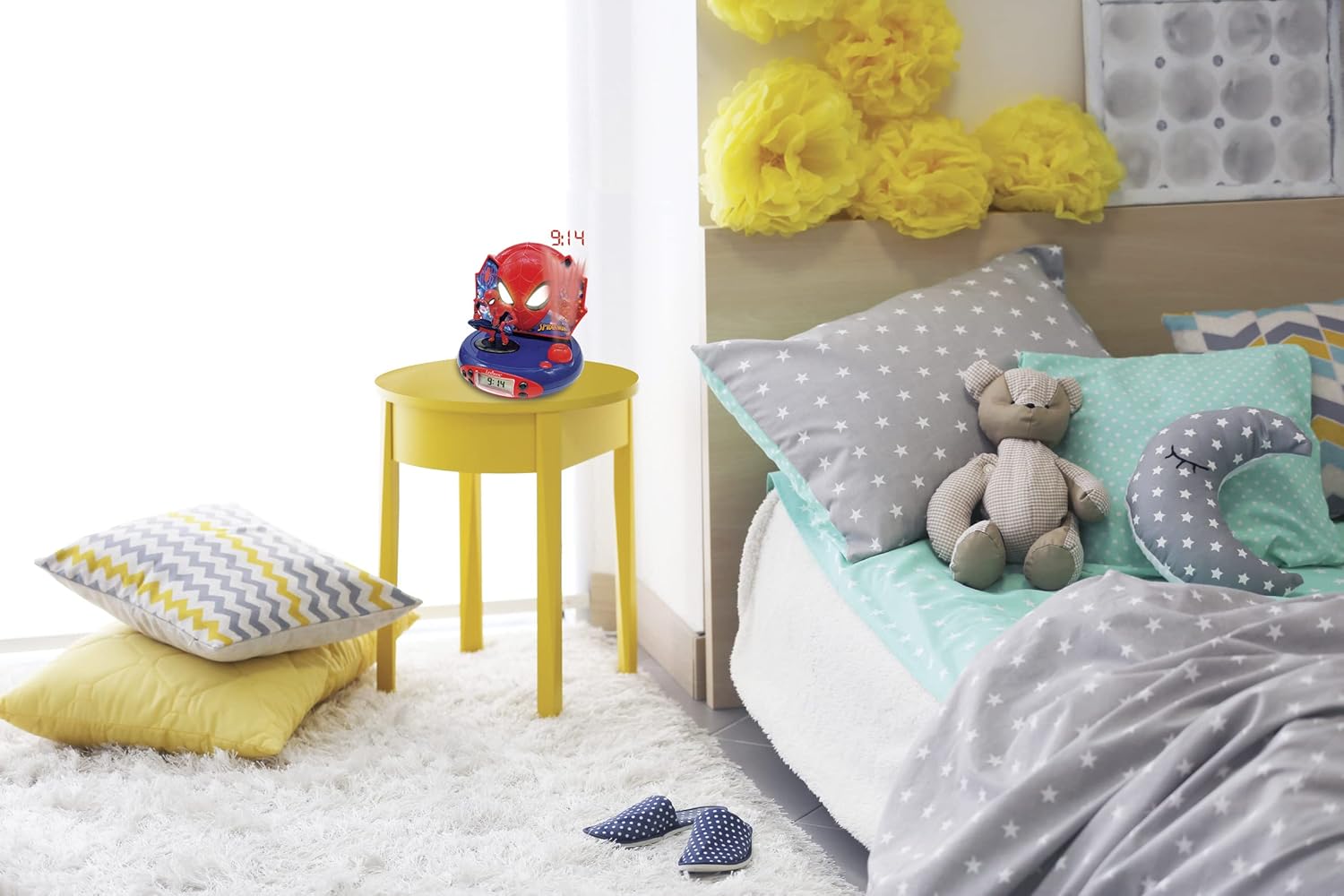 LEXiBOOK Marvel RP500SP Spider-Man Projector Alarm Clock
