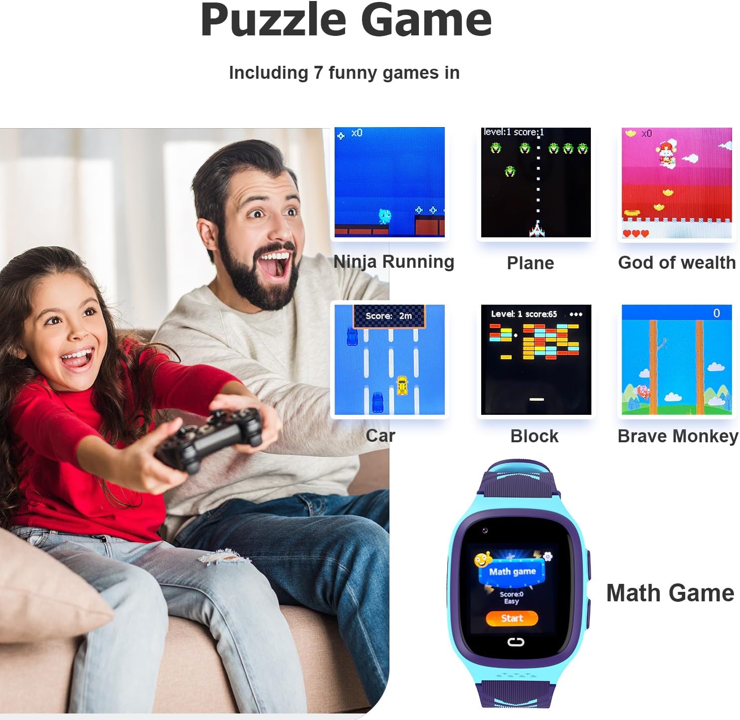 4G Kids Smart Watch with GPS and Video Call