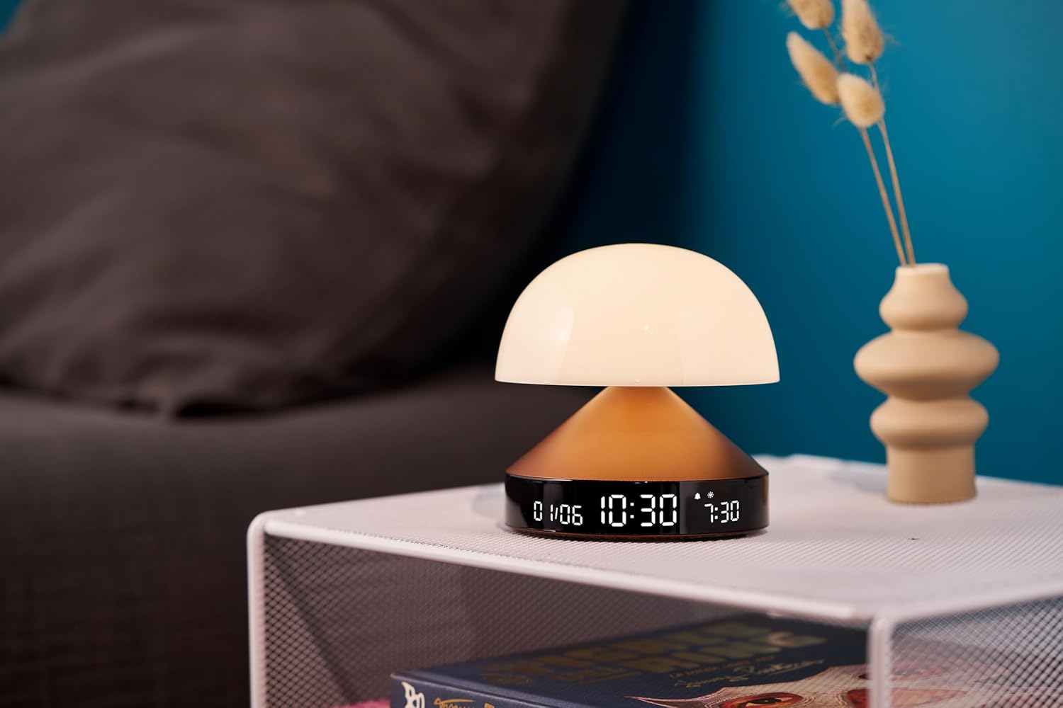 Lexon Mina Sunrise Alarm Clock with Sunset Lamp - Bronze