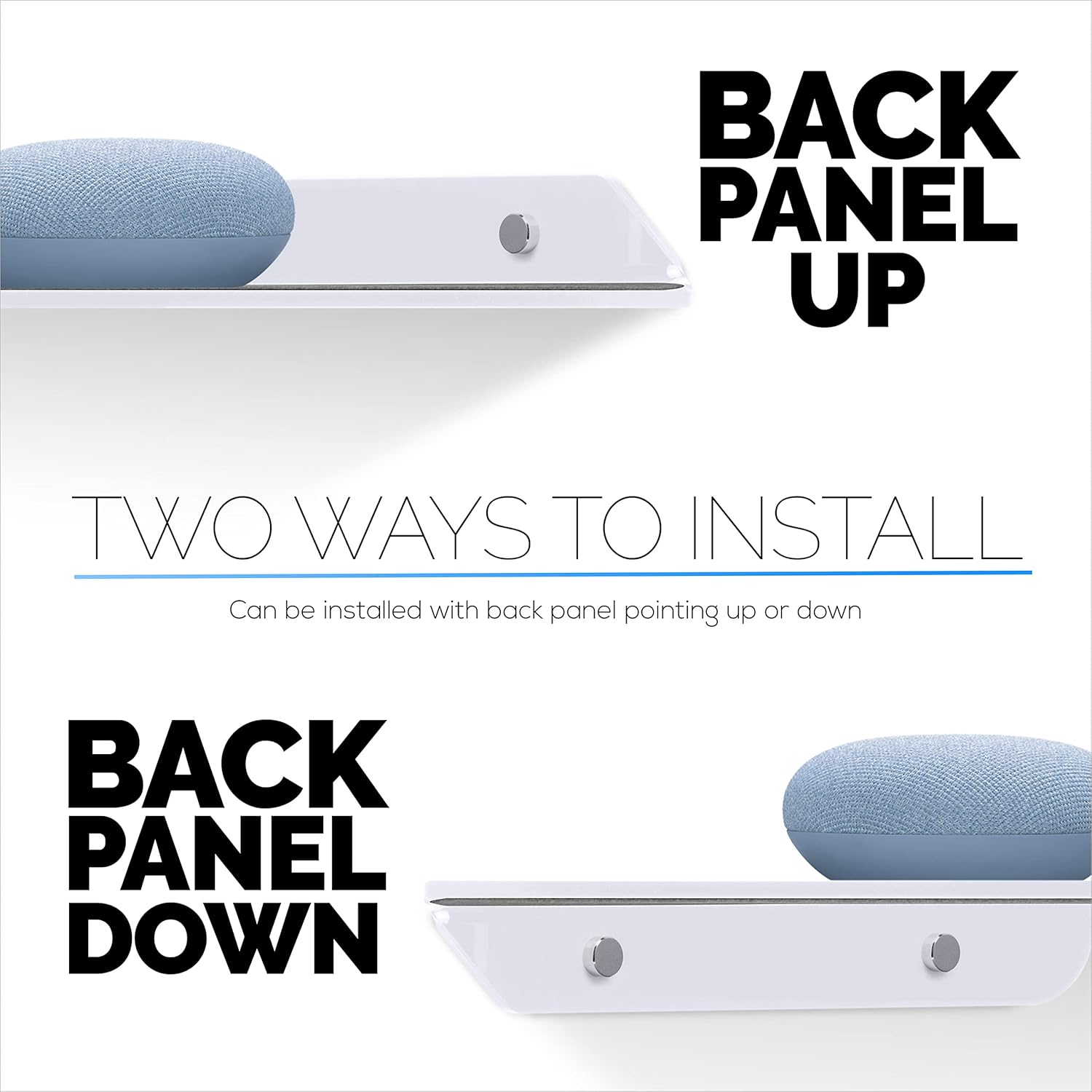 2-Pack 85 Universal Corner Shelf Wall Mount Holder