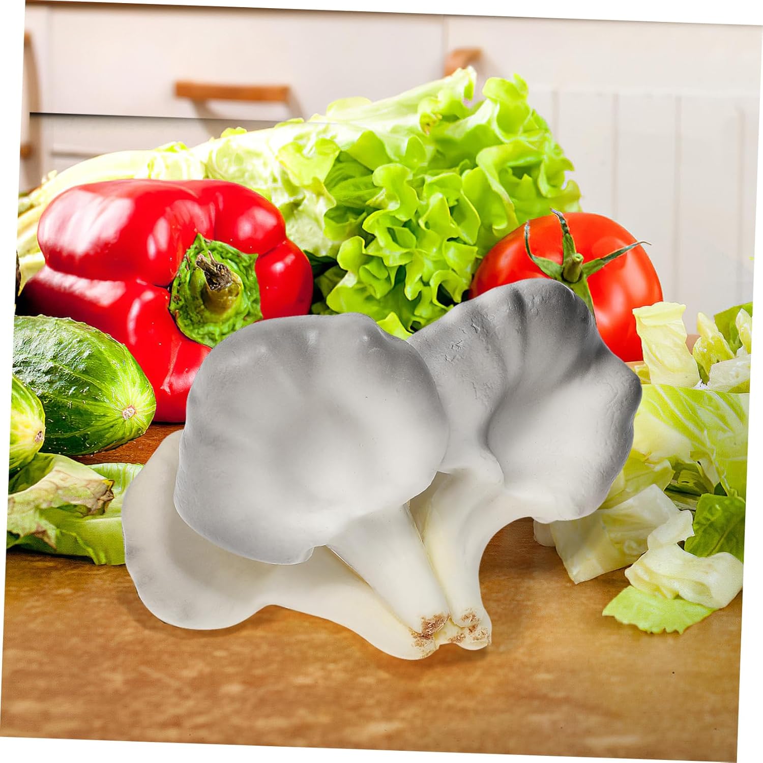 VALICLUD Realistic Mushroom Figurine Desktop Photo Prop