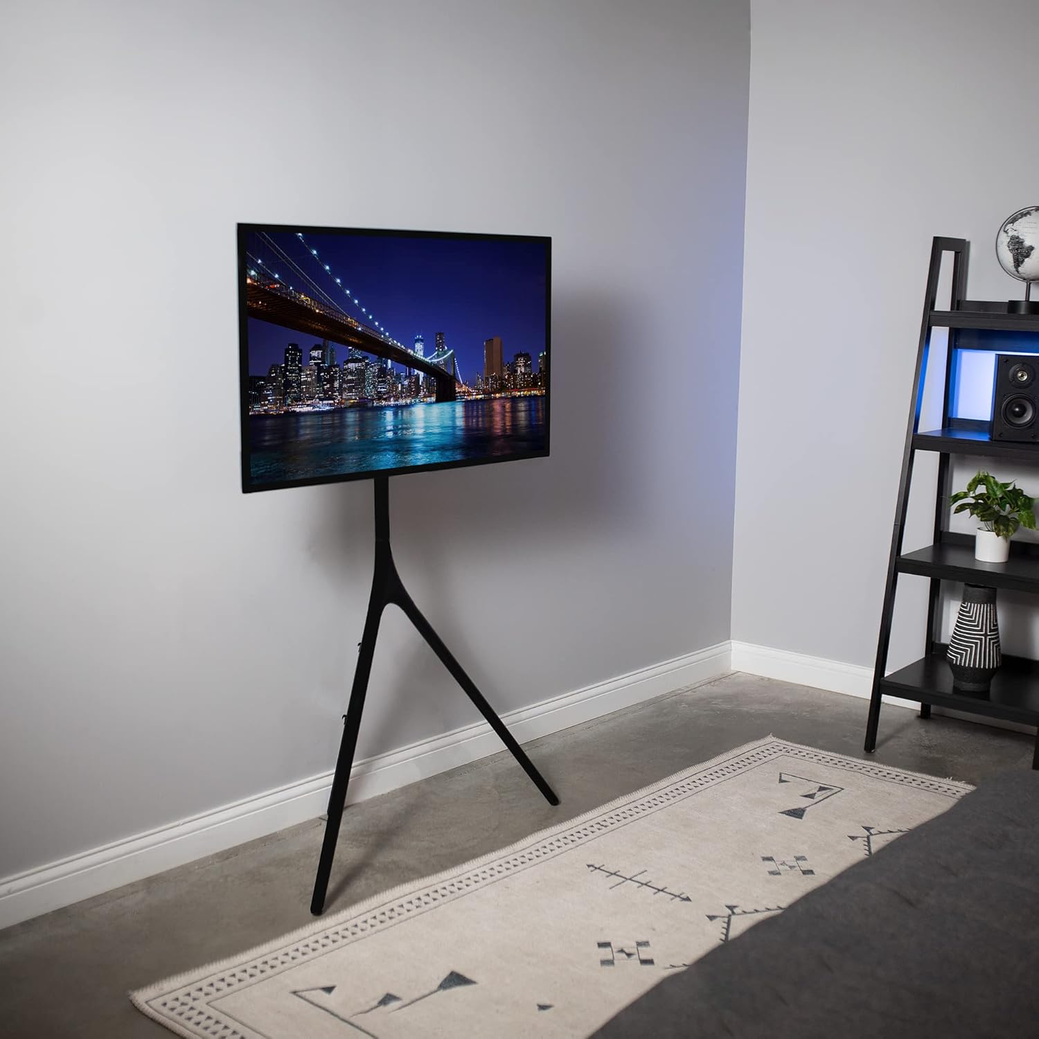 VIVO Artistic Easel TV Stand 45-65 Inch Black STAND-TV65AB
