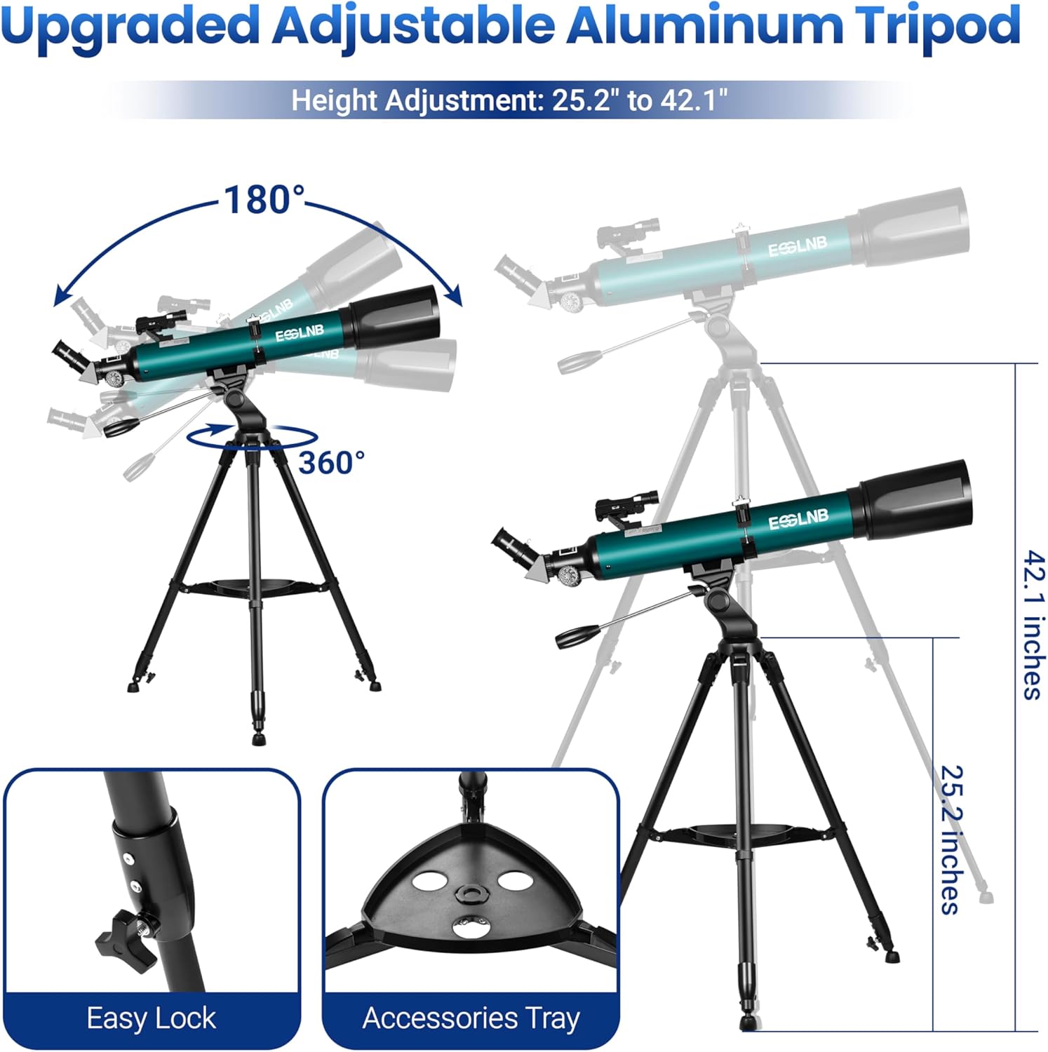 ESSLNB 80mm Telescope with Stargazing App