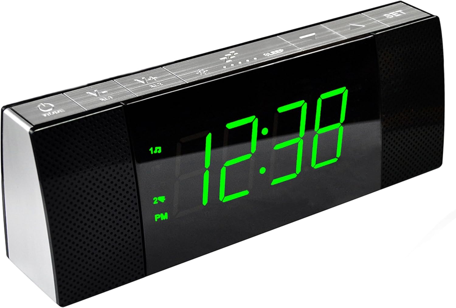 iTOMA Bedside Alarm Clock Radio with Bluetooth Speaker and FM Radio