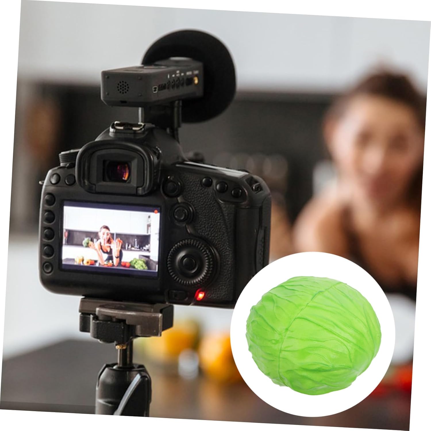 Wakauto Realistic Artificial Cabbage Photo Prop