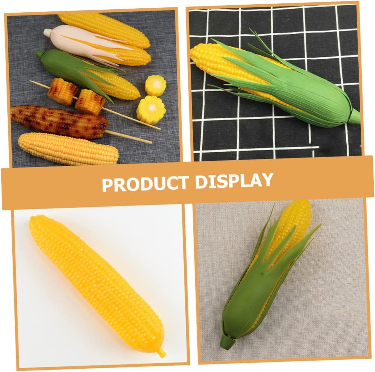Zerodeko 6Pcs Artificial Corn Cob Posing Prop
