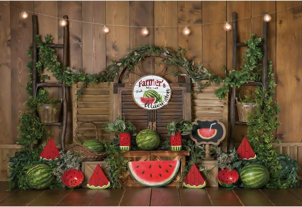 Yeele 7x5ft Summer Watermelon Party Backdrop