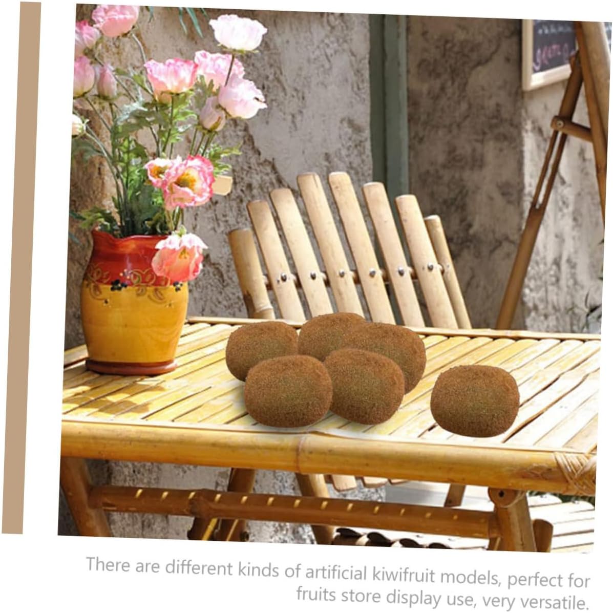 Homoyoyo Artificial Kiwi Decor Set of 6