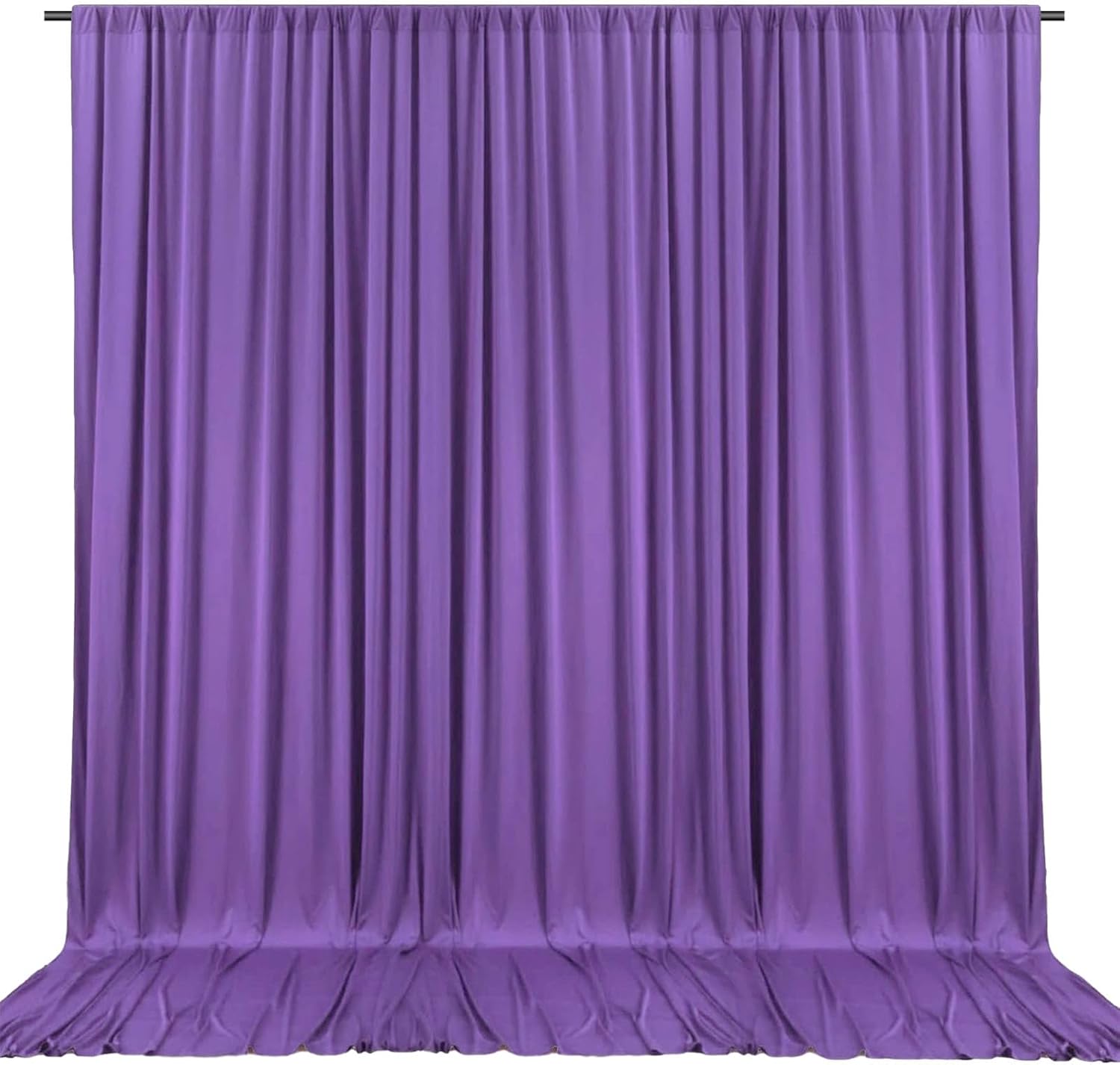 ZEBMOON 10x10 Feet Purple Backdrop Curtains 2 Panels