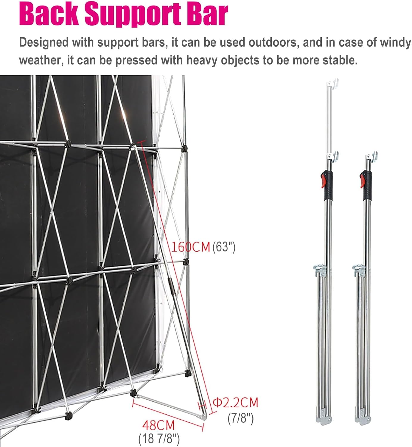 Portable Aluminum Pop-Up Display Stand 10ft x 174ft