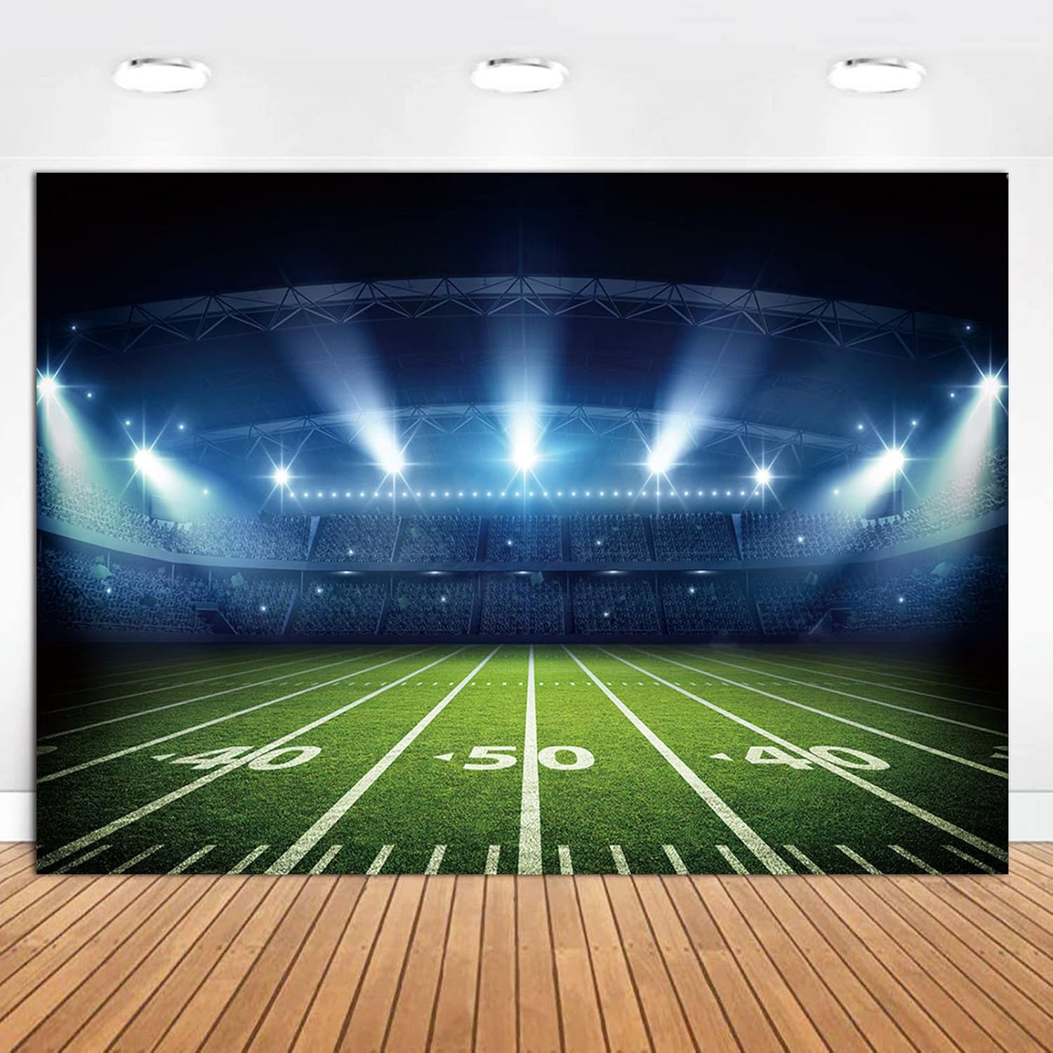 Qian Football Stadium Photo Background 7x5ft