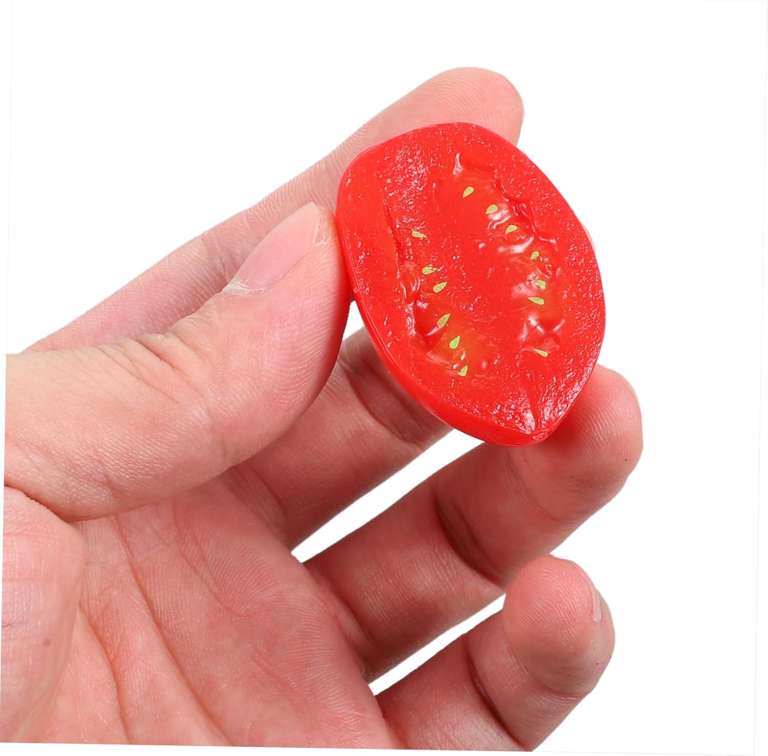 Unomor 10pcs Realistic Artificial Half Cherry Tomato Posing Props