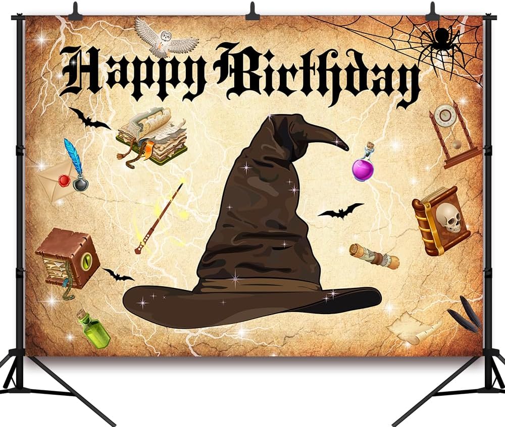7x5FT Magic Wizard Halloween Background for Party Photos