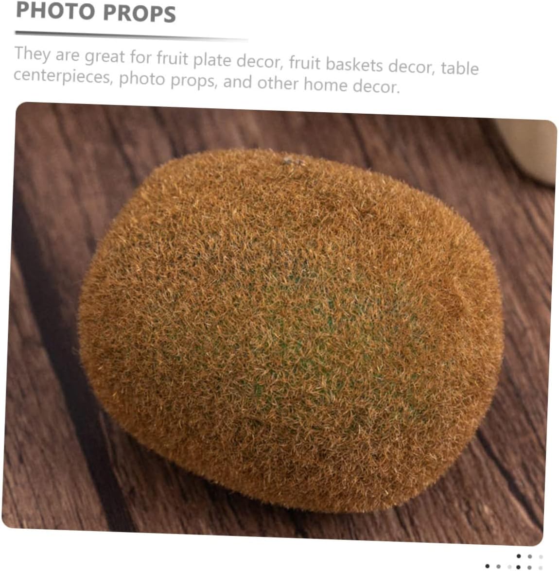 Homoyoyo Artificial Kiwi Decor Set of 6