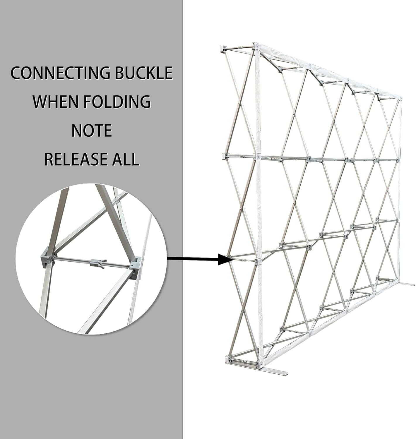 8x8 Portable Pop-Up Display Stand Frame Only
