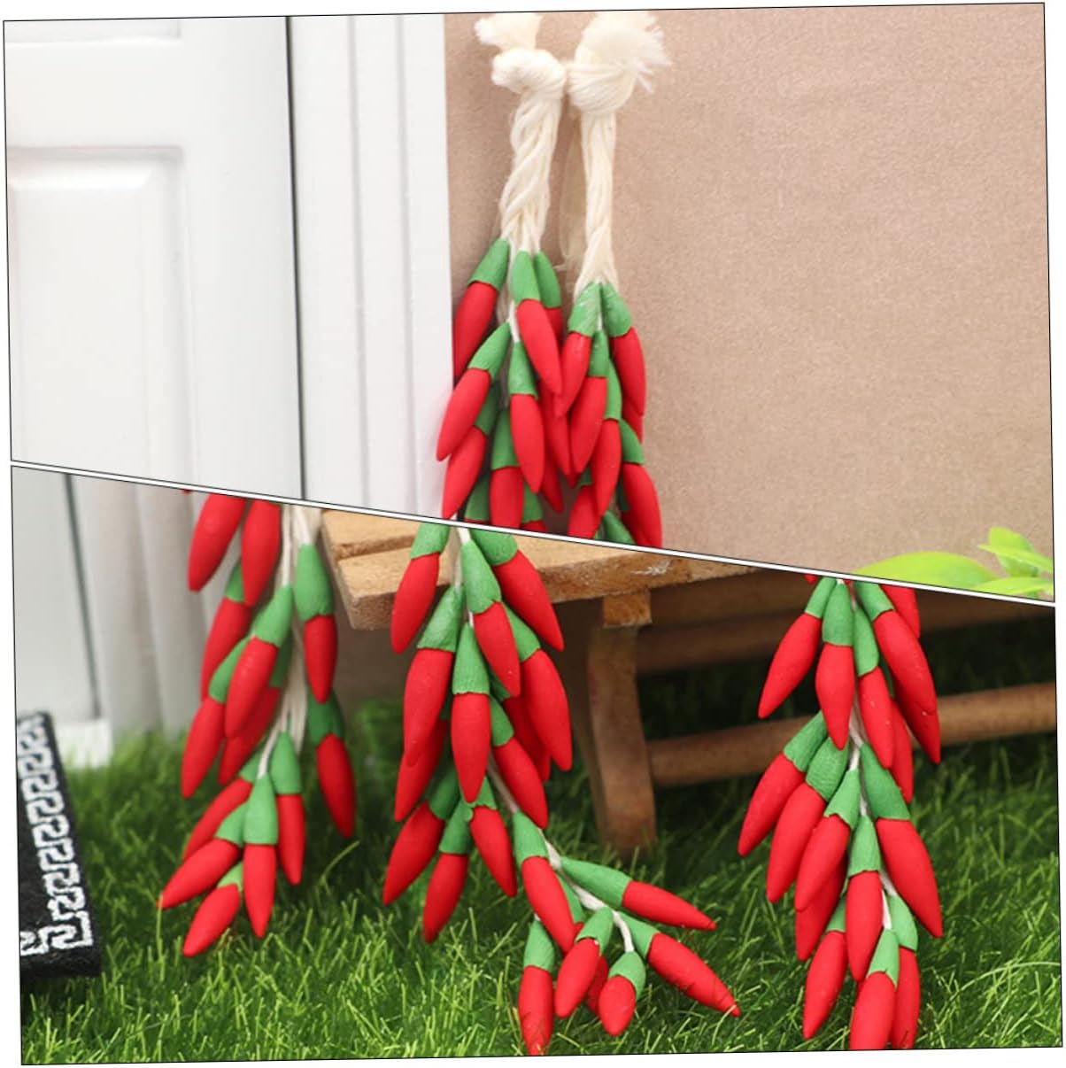 PRETYZOOM Realistic Chili Posing Props for Home and Photo Displays