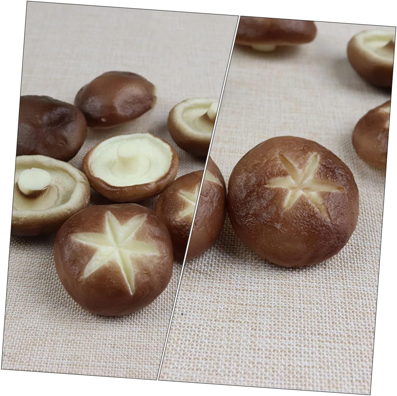 BESTYASH 6Pcs Bright Color Imitation Mushroom Photo Props