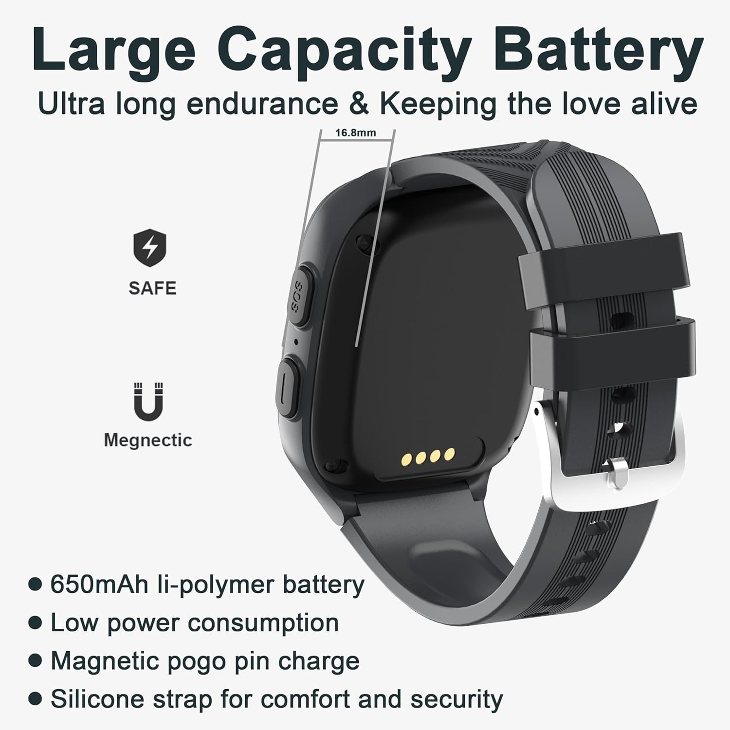 Kids Smart Watch with GPS and Video Calling for Age 5-12