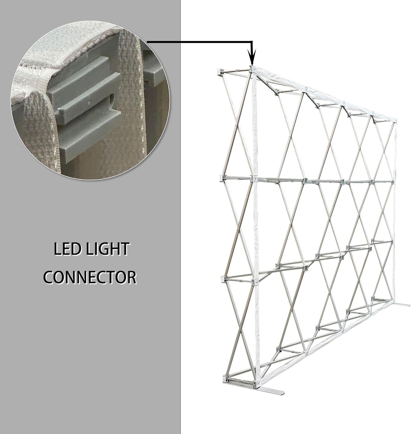 8x8 Portable Pop-Up Display Stand Frame Only