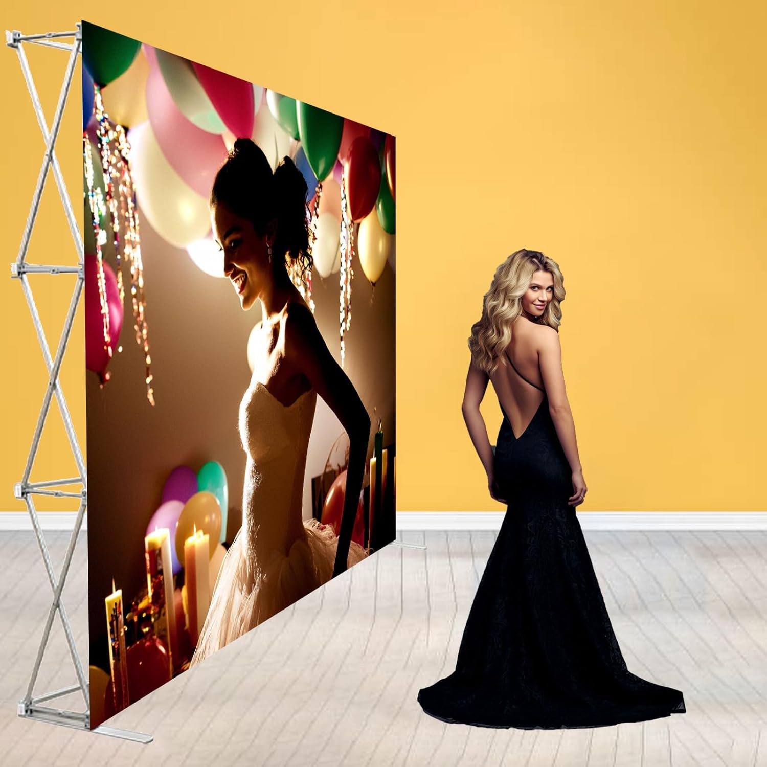 8x8 Portable Pop-Up Display Stand Frame Only