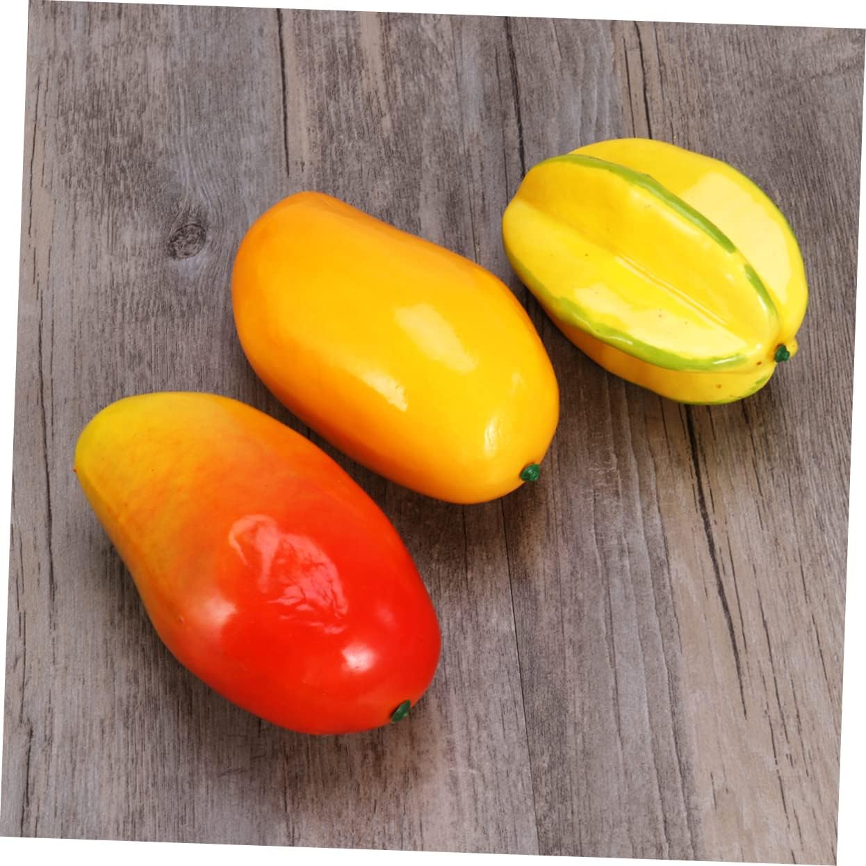 Creative Red Yellow Mango Artificial Fruit Props for Photography and Display