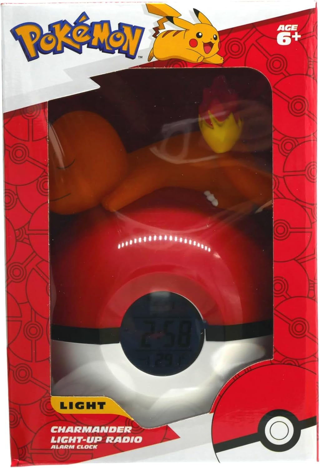 811368 Pokemon Charmander Light Up FM Alarm Clock