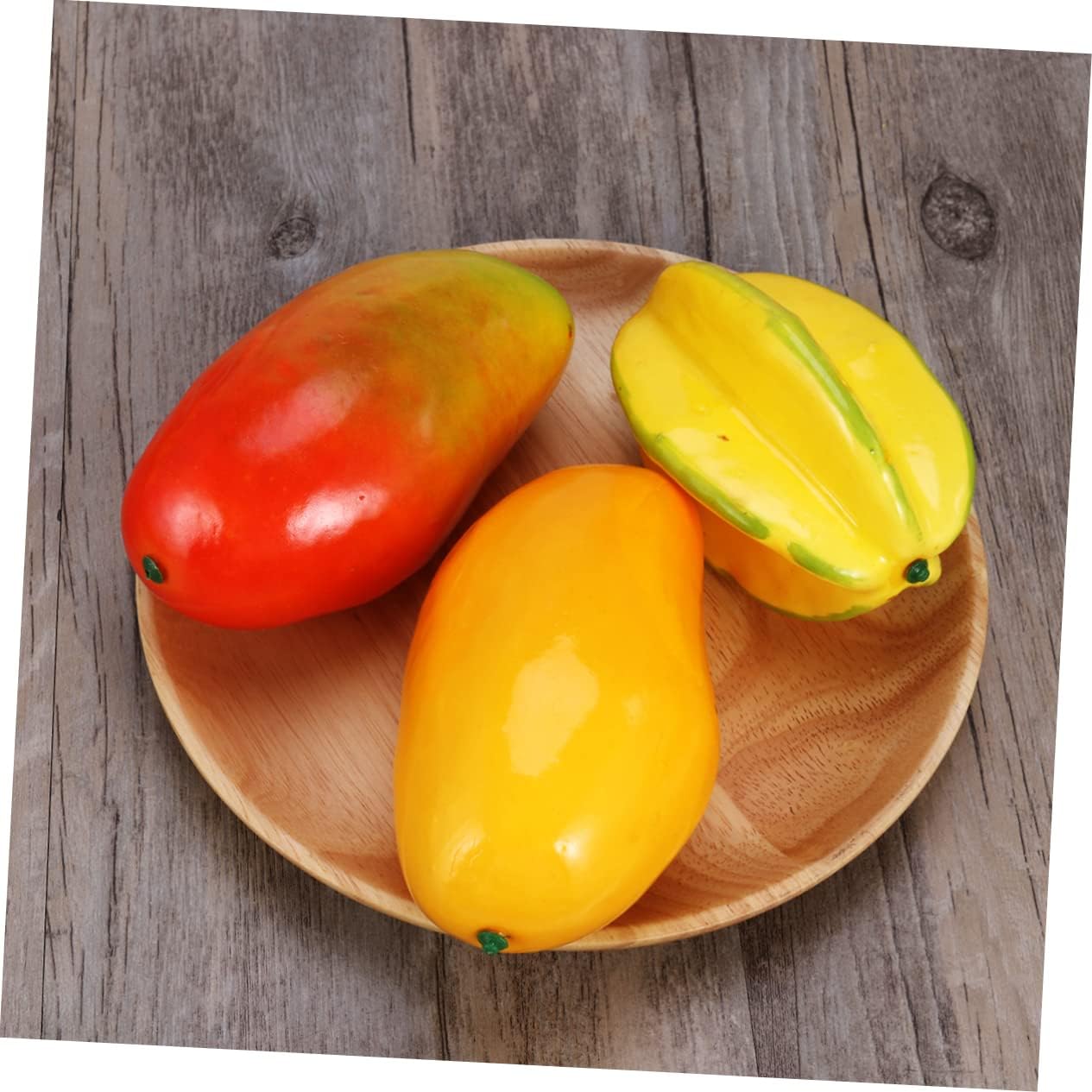Unomor Realistic Red Yellow Mango Artificial Photo Prop