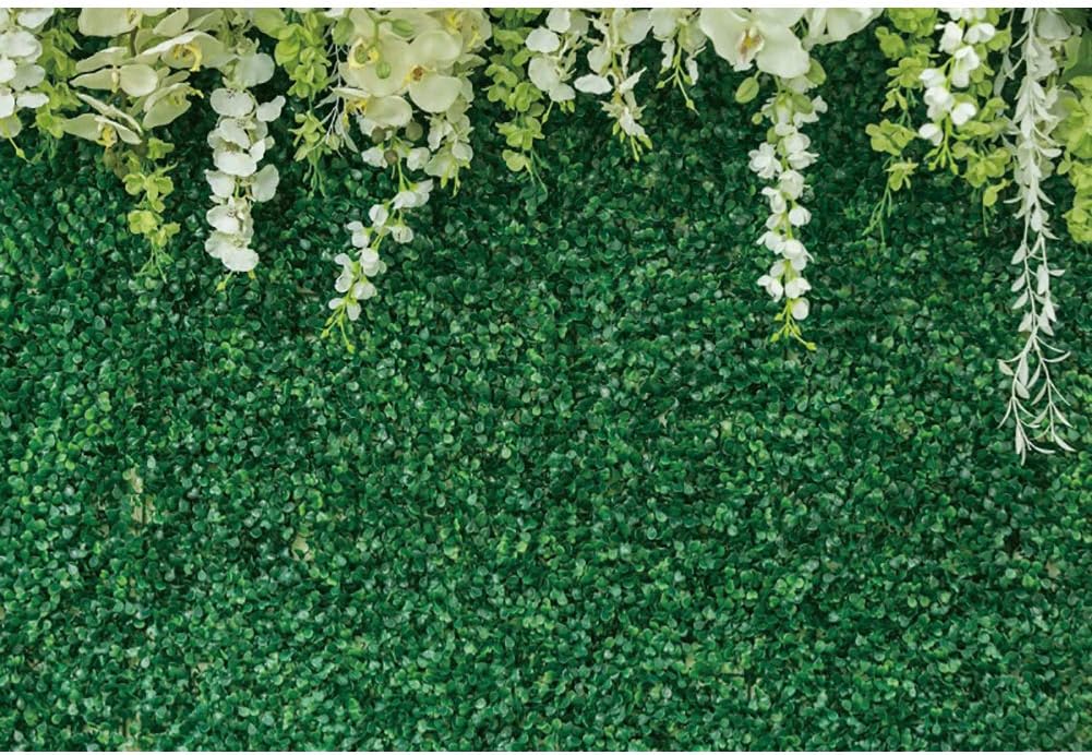 AOFOTO 7x5ft Greenery Leaves Wedding Backdrop