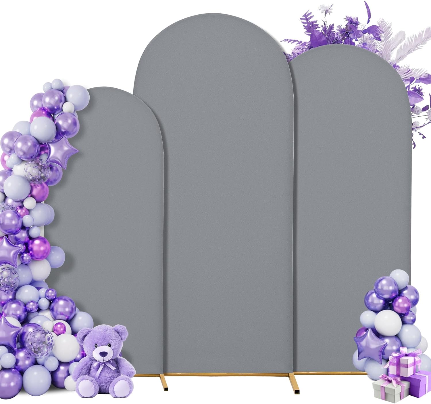 Premium Spandex Wedding Arch Cover 72ft Fitted Backdrop