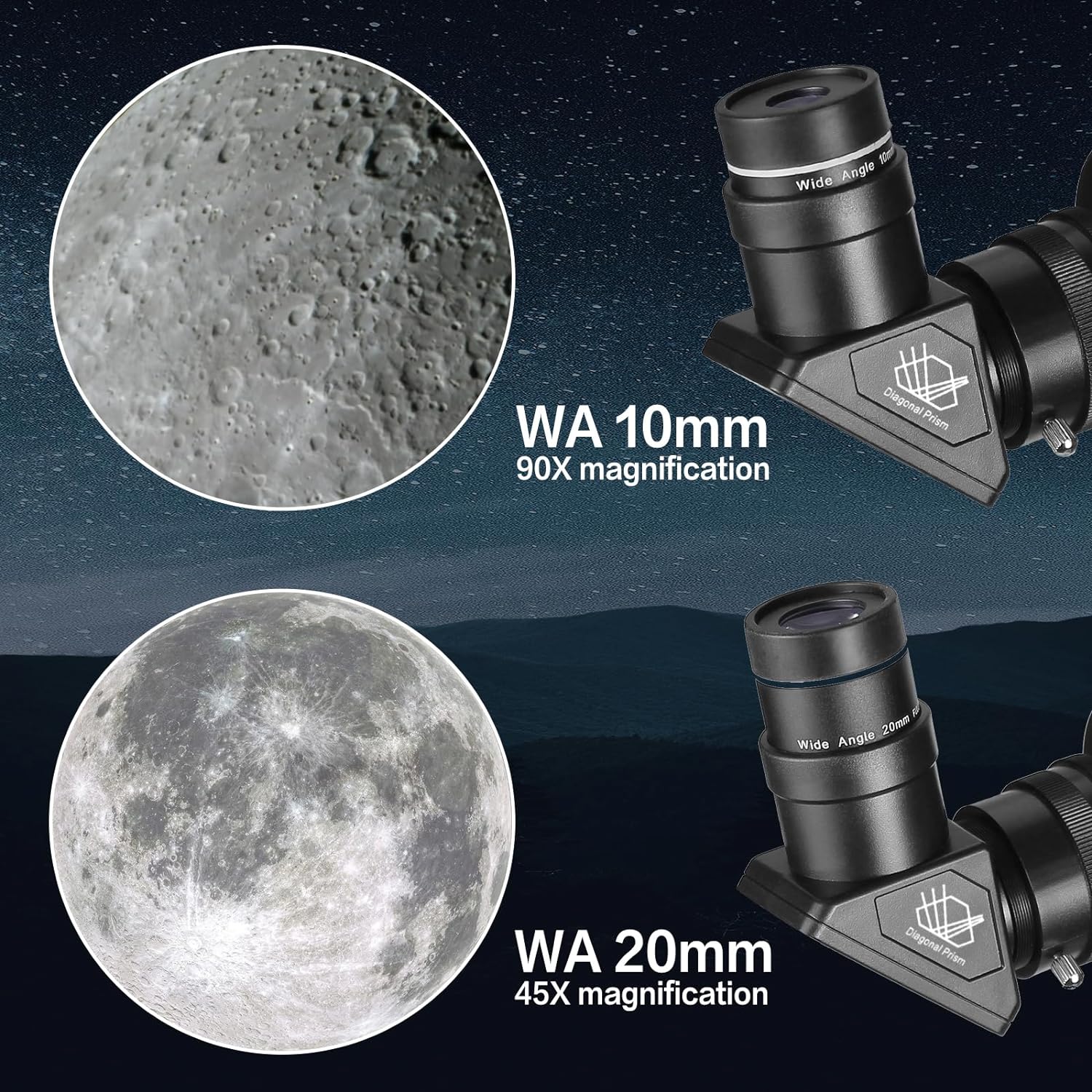 SOLOMARK 80mm Aperture Refractor Telescope for Adults Kids and Beginners