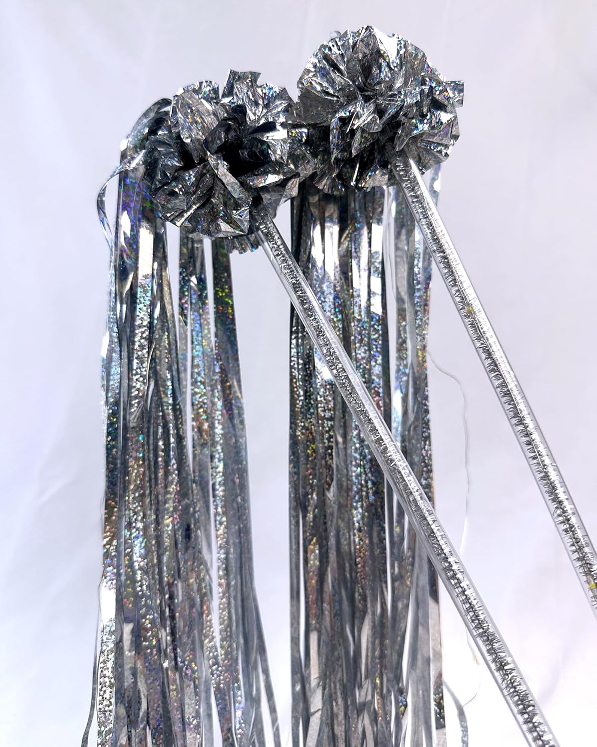 105 Piece LED Wedding Wand Set - Metallic Silver