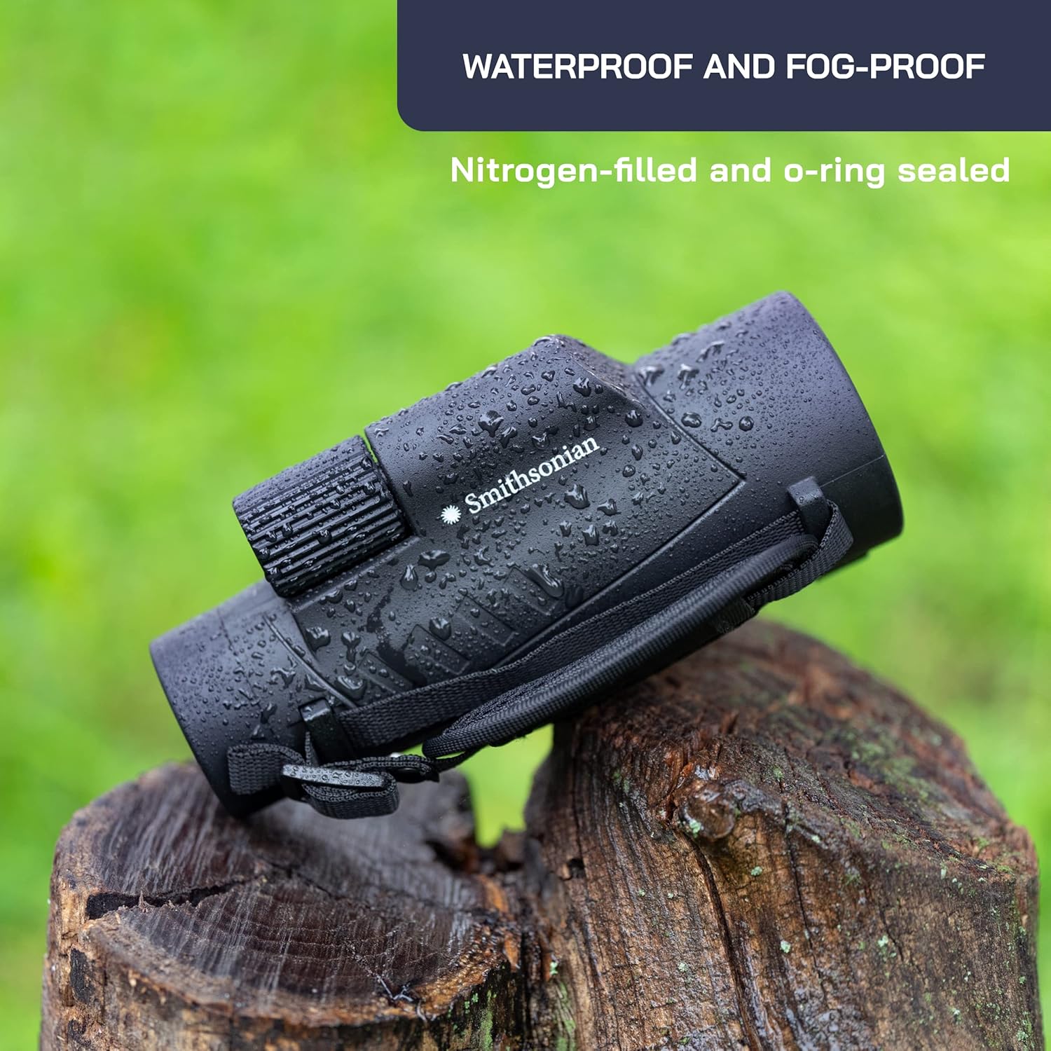 Omano Smithsonian 12x50 Monocular with Smartphone Adaptor