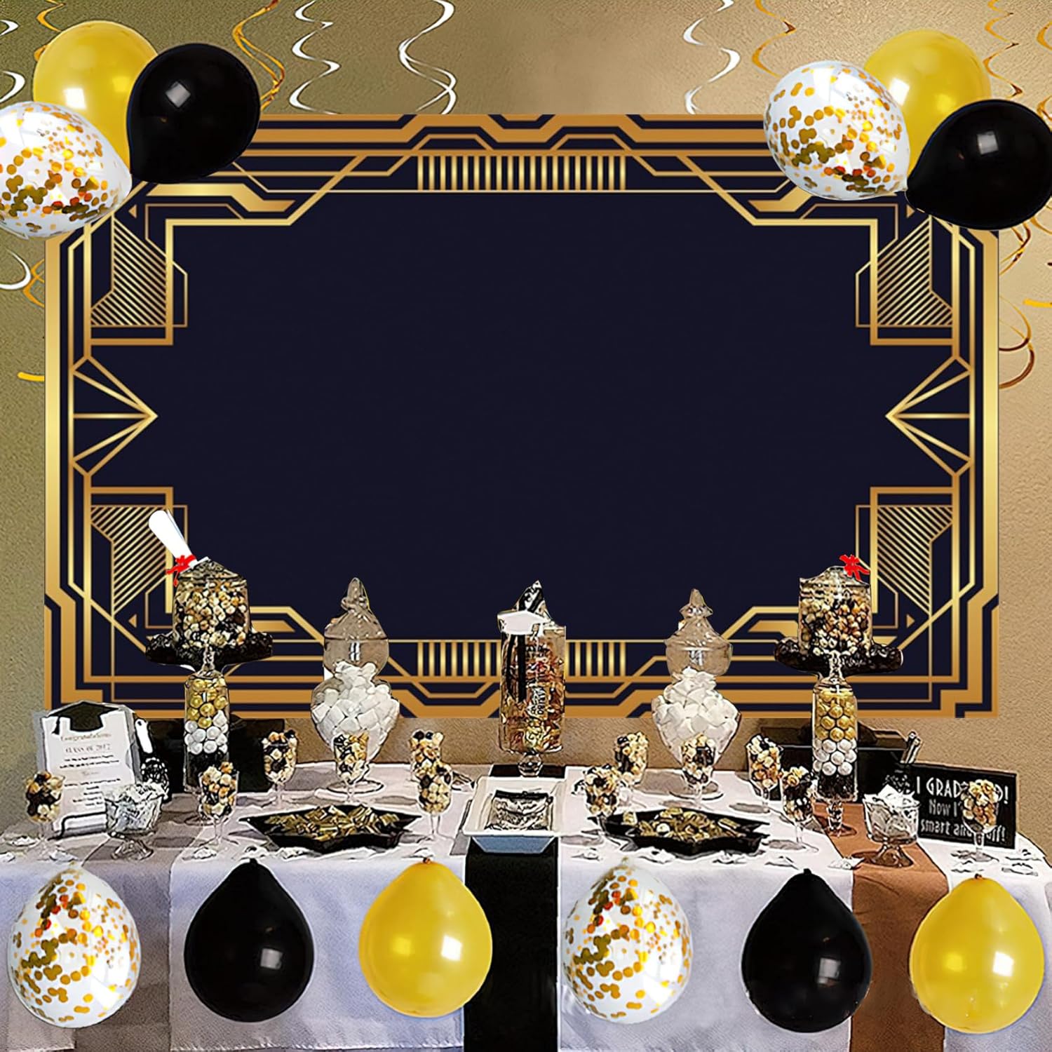 Baocicco 12x8ft Gatsby Style Photo Backdrop