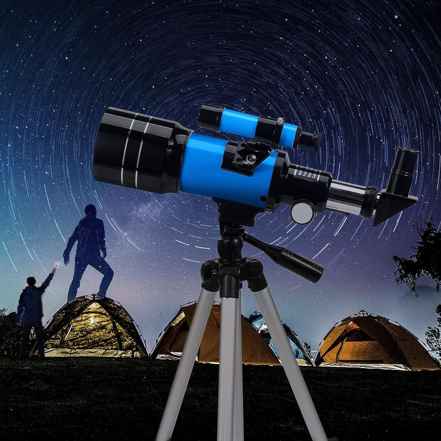 Alkinshue 70mm Aperture Refractor Telescope for Kids and Beginners