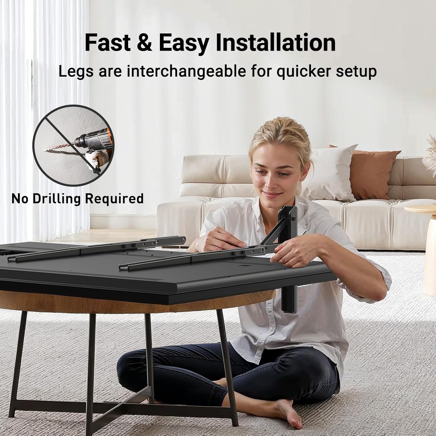 PERLESMITH Universal TV Stand Mount for 22-70 Inch TVs
