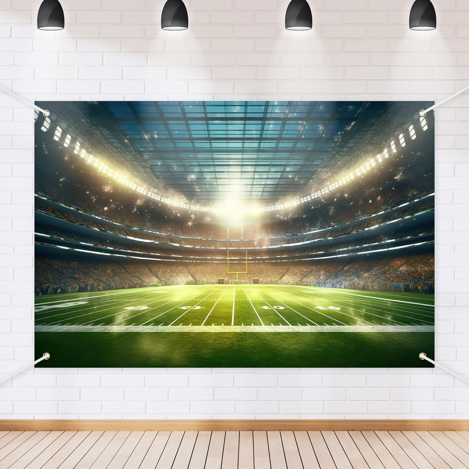 BECKTEN Football Field Photography Background 72x43in