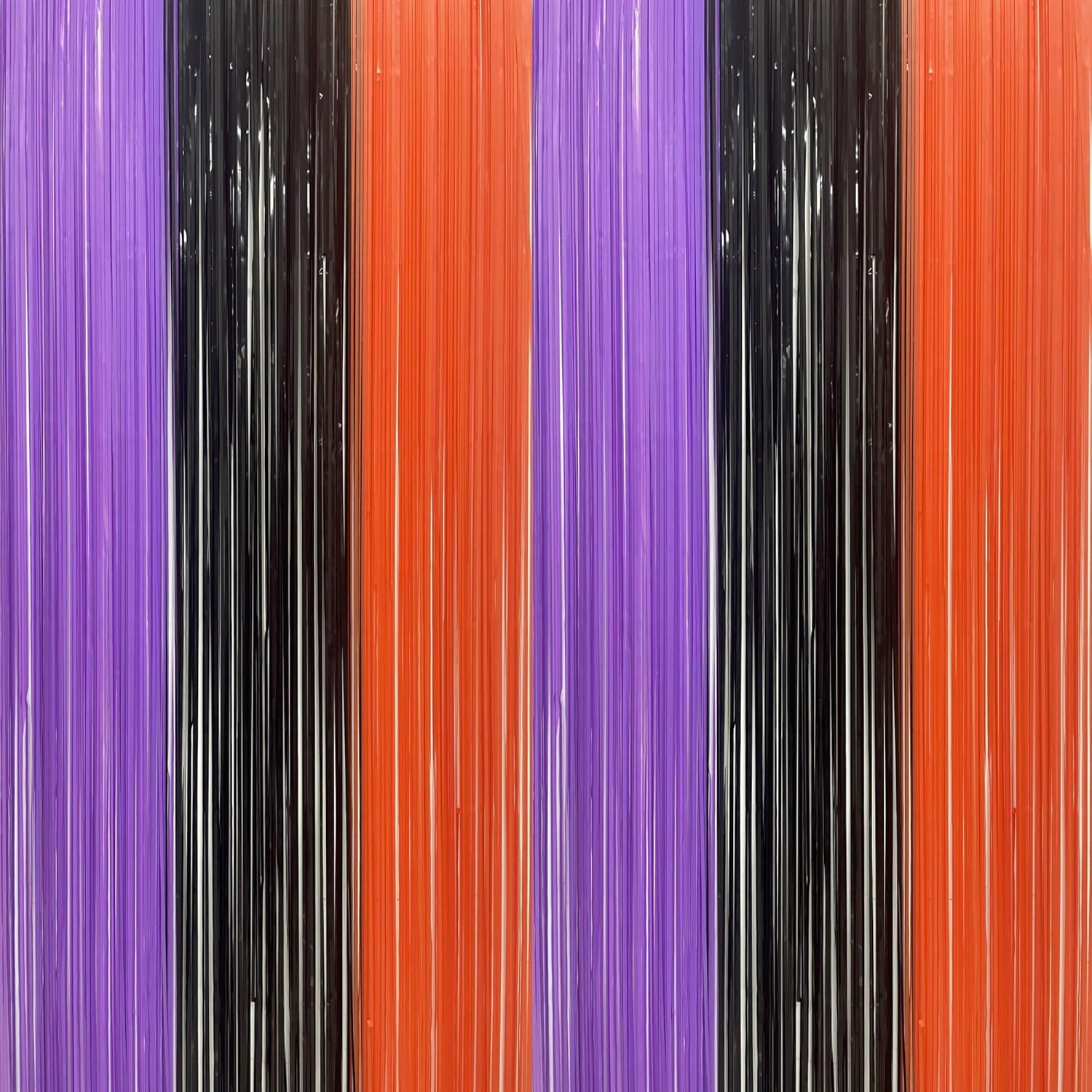 BRAVESHINE Tinsel Photo Backdrop Curtains 2 Pack