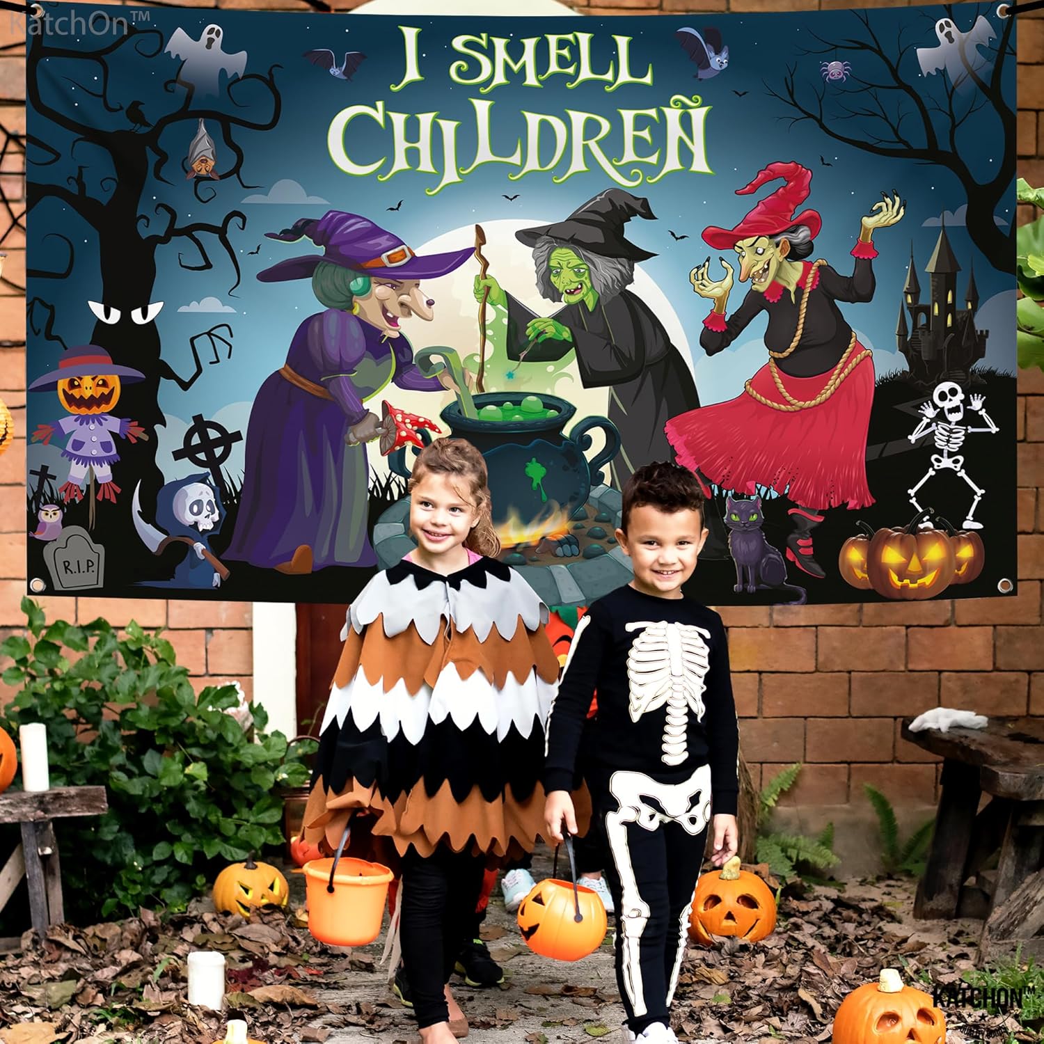 Spooky I Smell Children Halloween Banner - 72x44 Inch