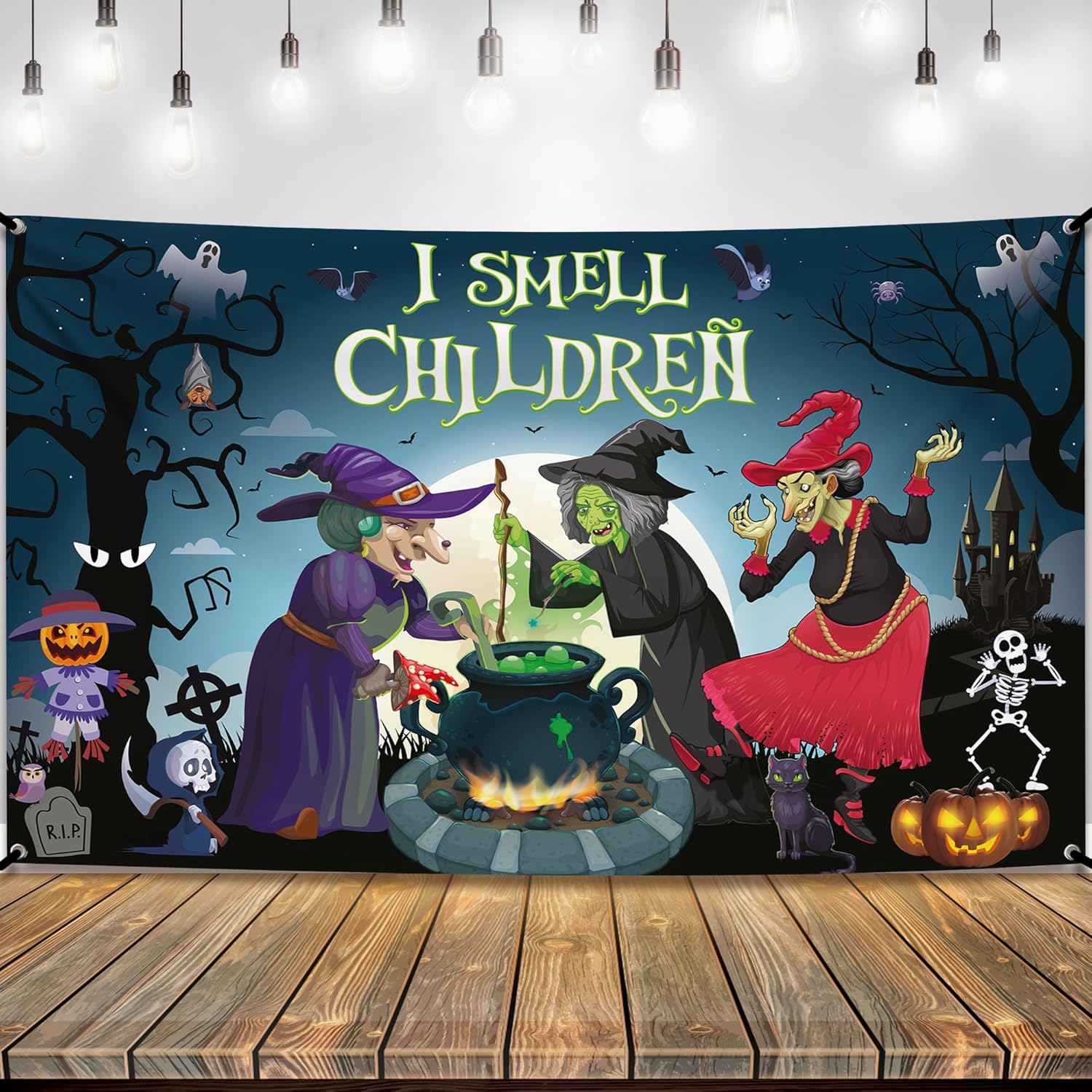 Spooky I Smell Children Halloween Banner - 72x44 Inch