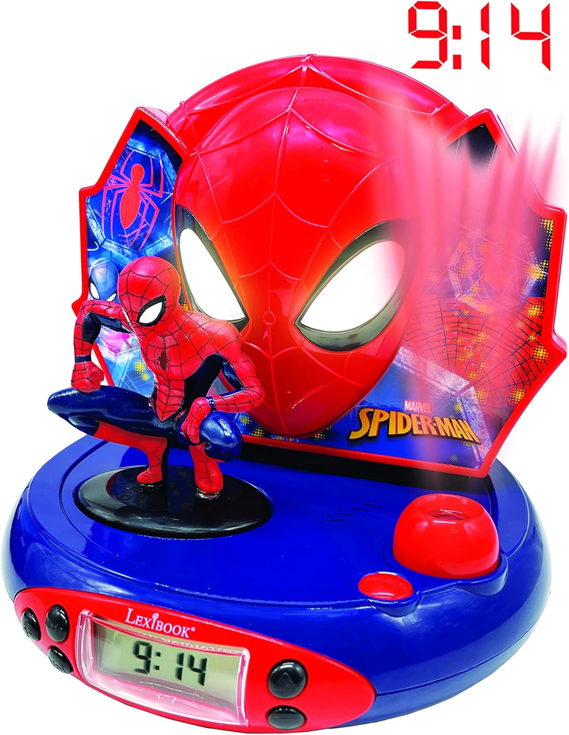 LEXiBOOK Marvel RP500SP Spider-Man Projector Alarm Clock
