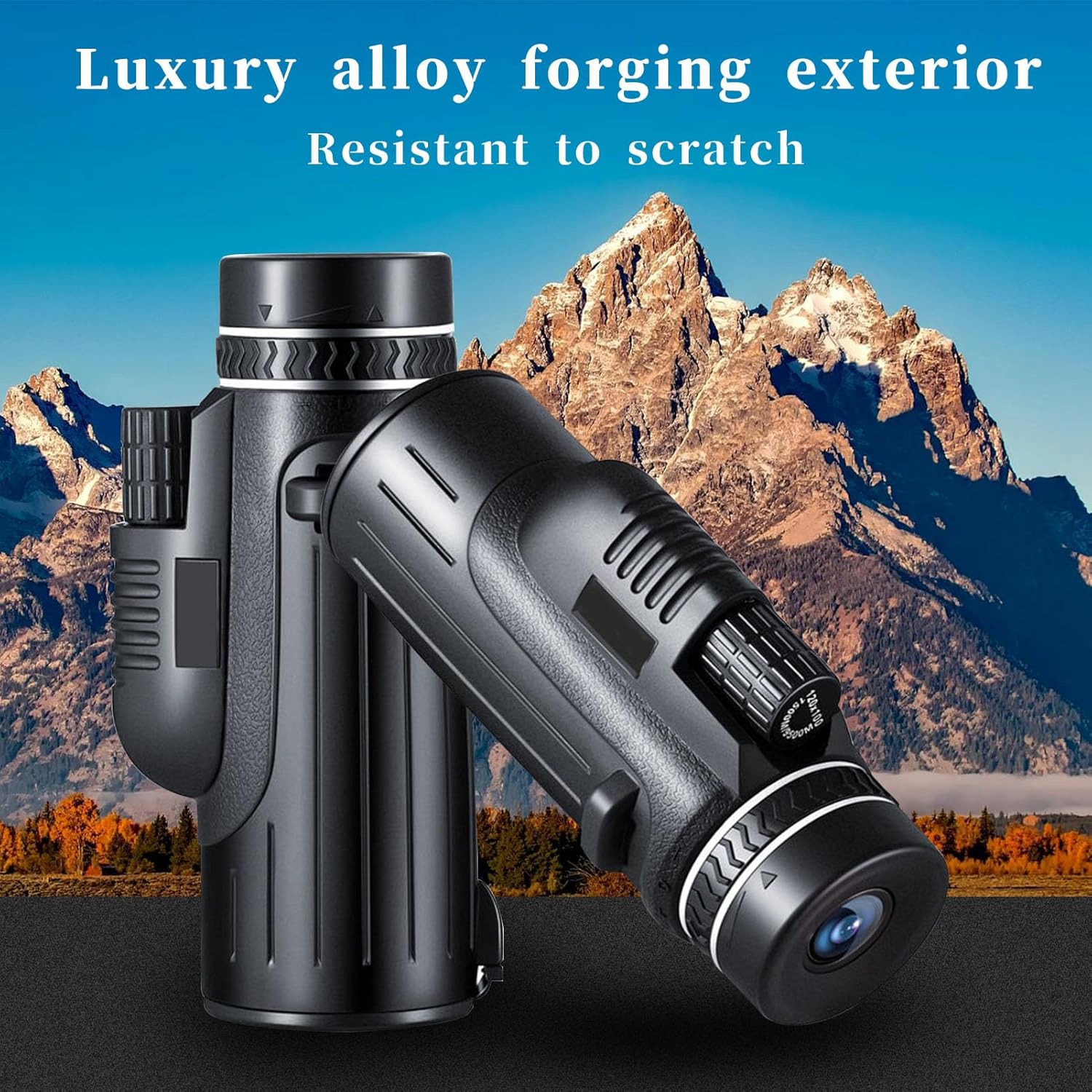 High Magnification Monocular with BAK-4 Prism for Smartphone and Hiking