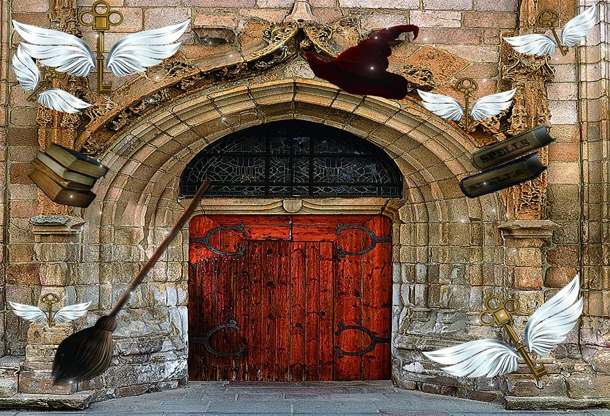 7x5ft Castle Photo Background for Kids Halloween Decor