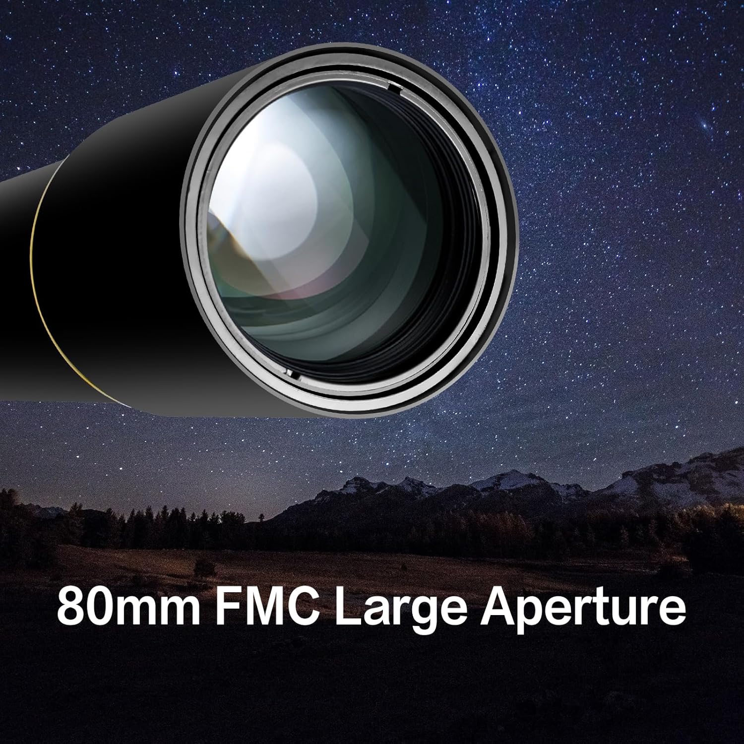 SOLOMARK 80mm Aperture Refractor Telescope for Adults Kids and Beginners