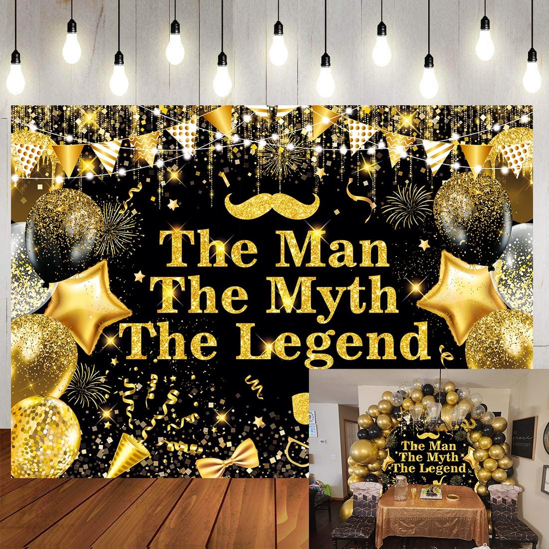 CenVen Man The Myth The Legend Banner Backdrop 6x4FT