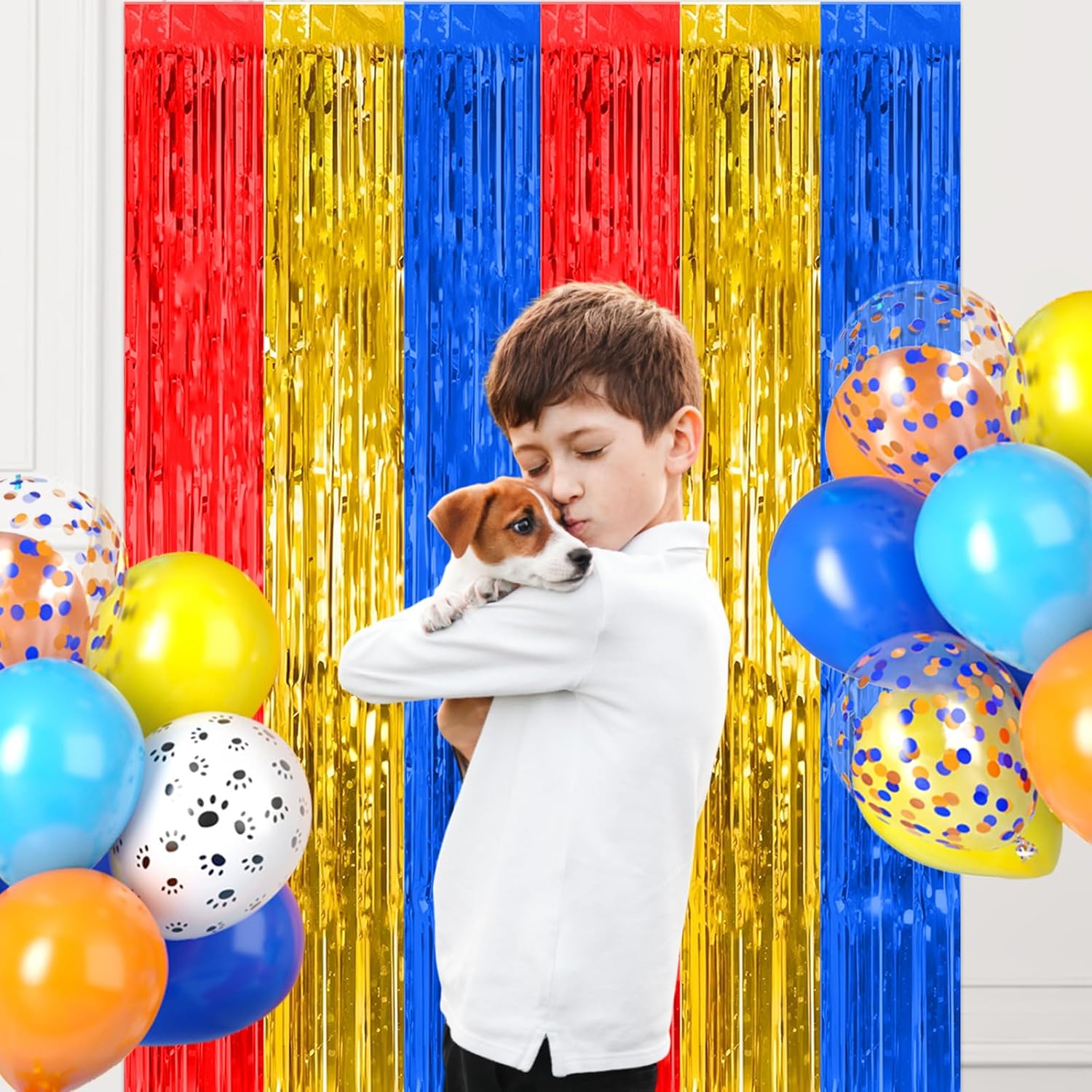 Biapian Paw Birthday Decorations 2 Pack