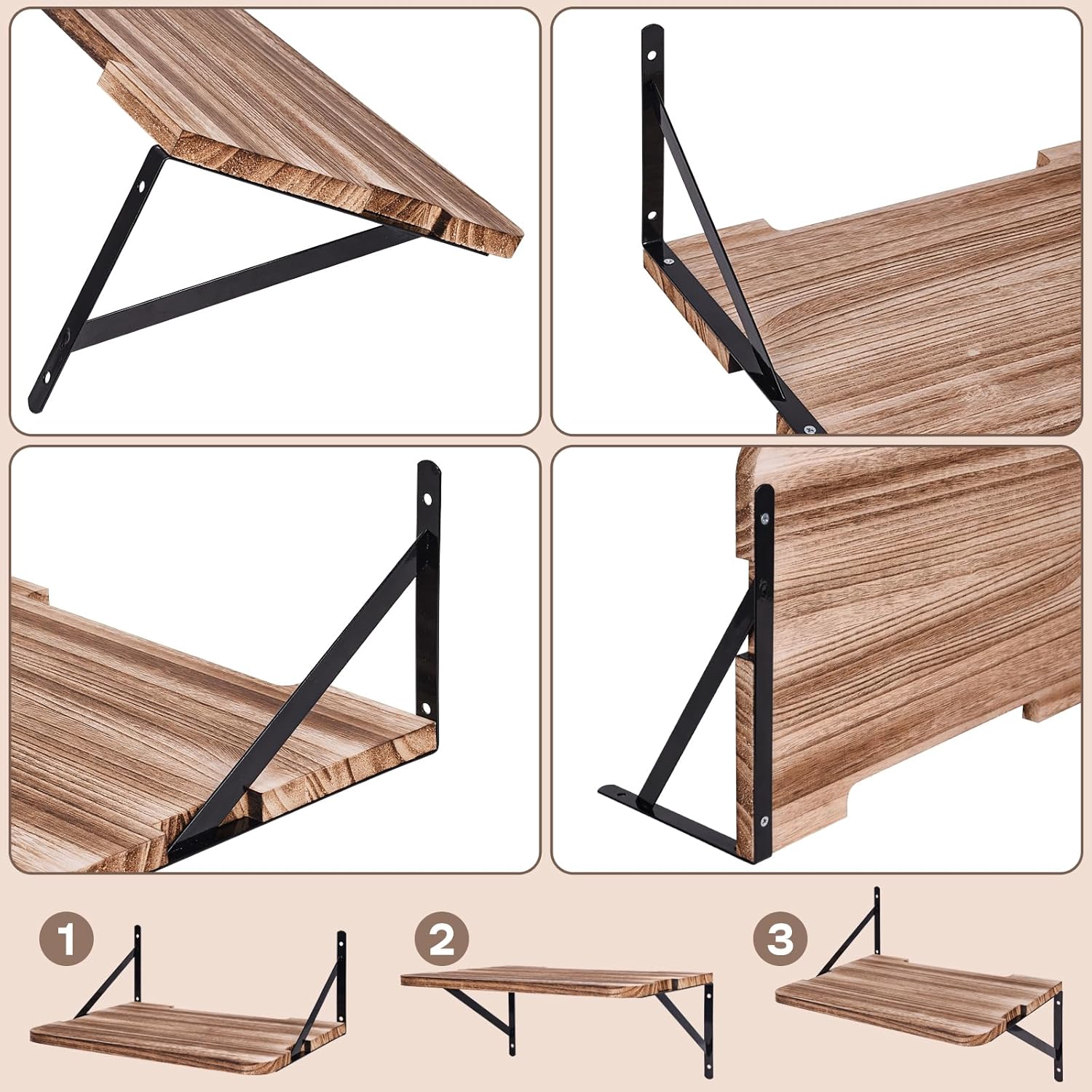 Projector Router Shelf - 162 x 11 Floating Mount Storage