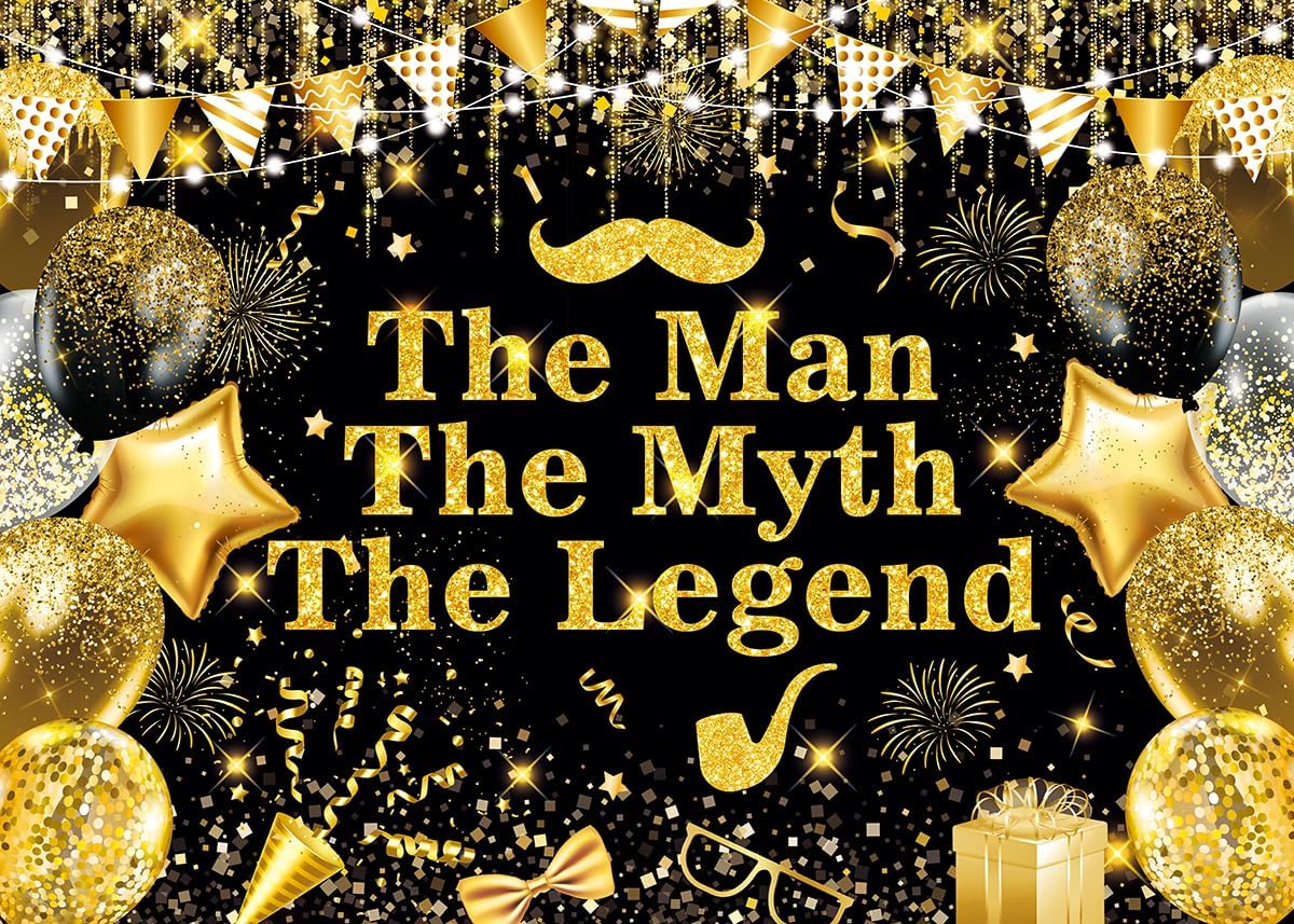 CenVen Man The Myth The Legend Banner Backdrop 6x4FT
