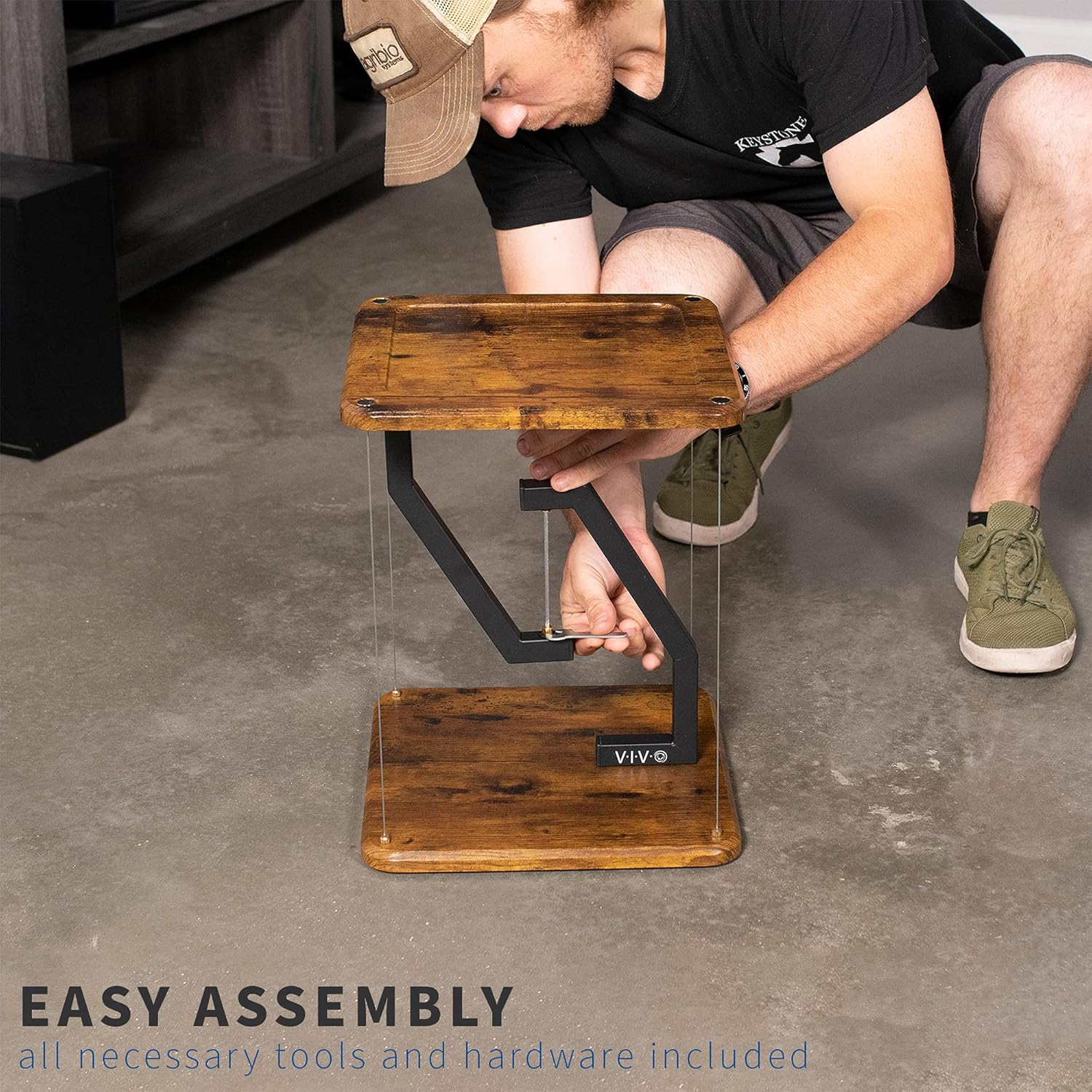 Vivo Anti-Gravity Speaker Stand - 15 Inch Modern Floating Holder